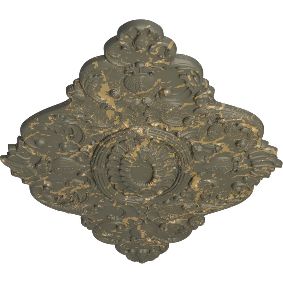 Ekena Millwork CM42X28ASWHC Ceiling-Medallions - View #2