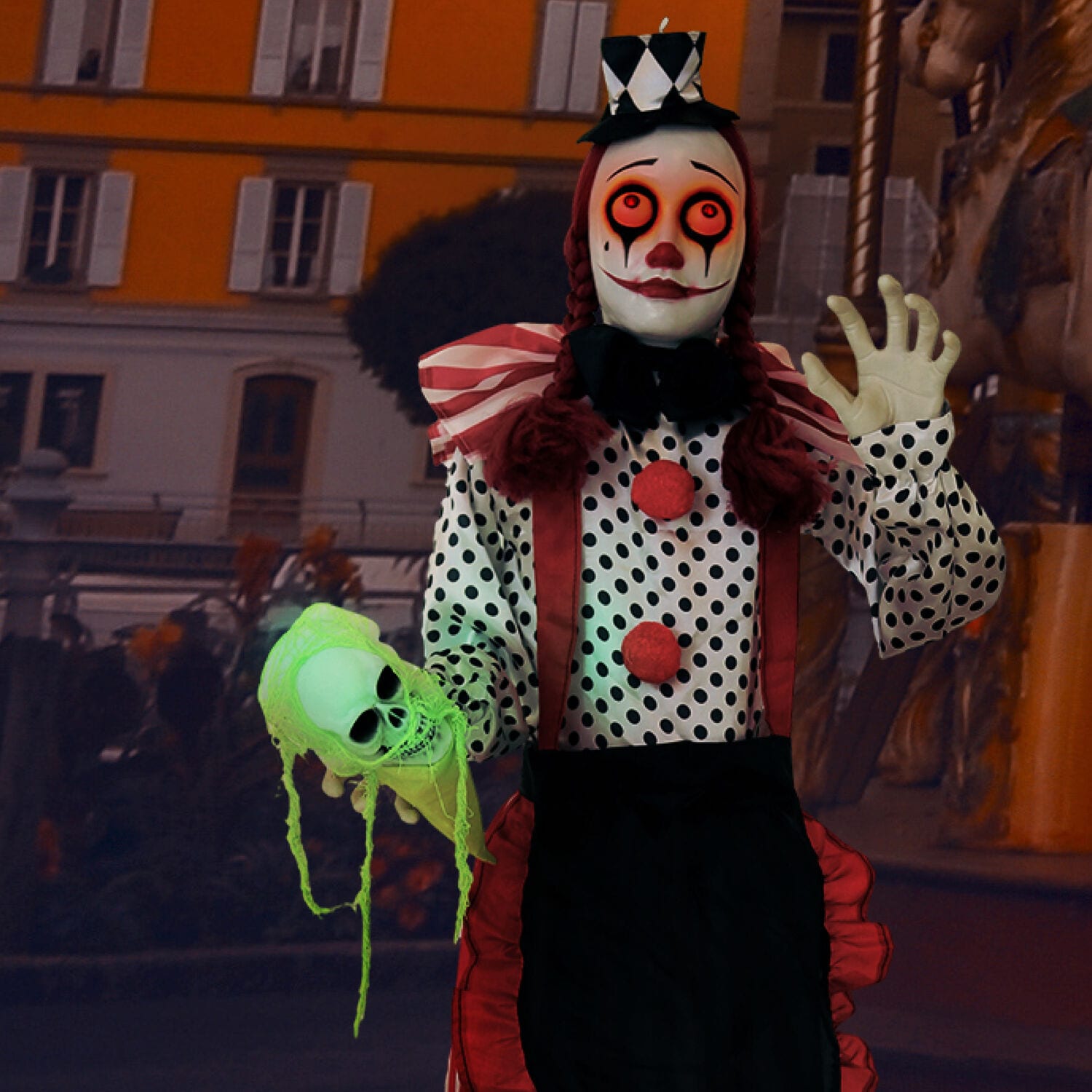 Haunted Hill Farm HHCLOWN-18FLS Halloween-Animatronics - View #10