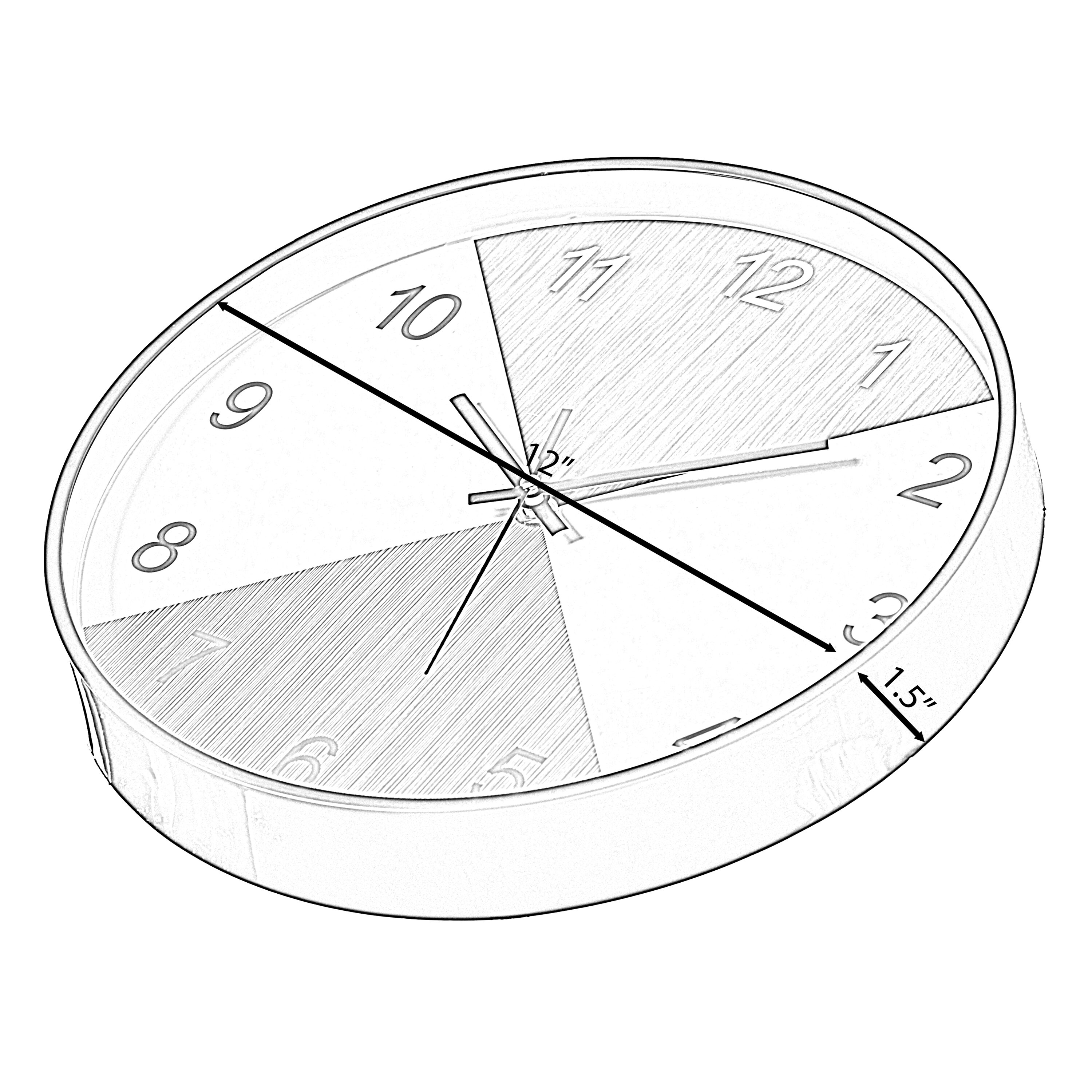 Clockswise QI004142.MC Indoor-Outdoor-Clocks - View #4
