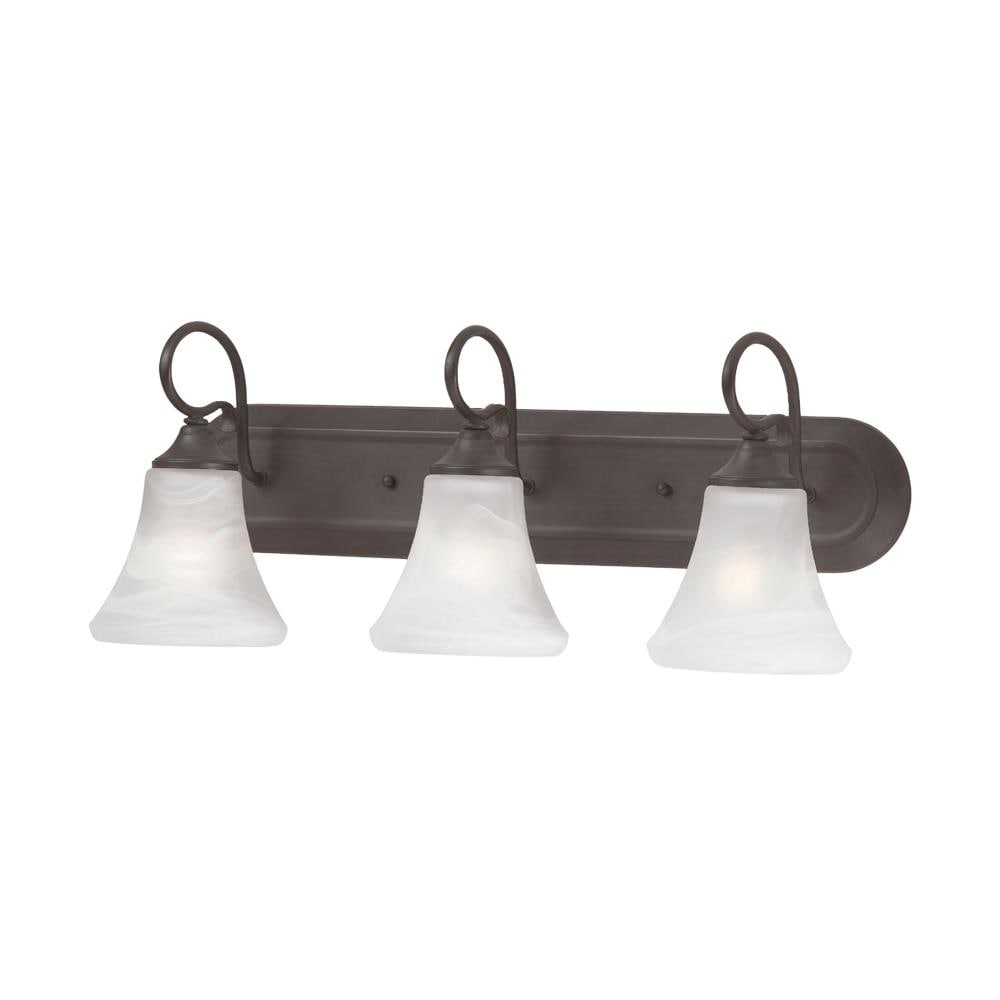Thomas Lighting SL744363 Elipse 24-in 3 -Light Matte Brown Transitional Vanity light