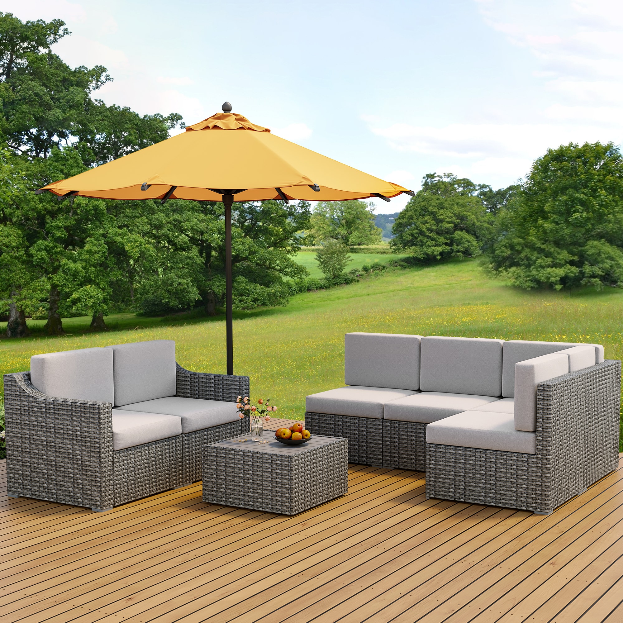  HPO-SF7-GB-WL2 Patio-Sofas-Daybeds - View #9