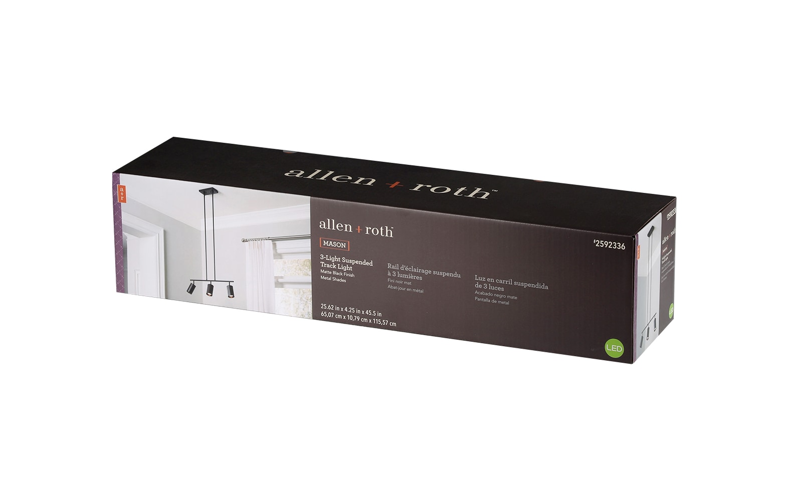 allen + roth KMH0303H-2 Fixed-Track-Lighting - View #7