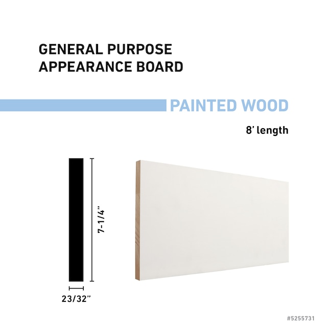 (Common: 1-in x 8-in x 8-ft; Actual: 0.719-in x 7.25-in x 8-ft) Primed Pine Board (Common: 1-in x 8-in x 8-ft; Actual: 0.719-in x 7.25-in x 8-ft) Primed Pine Board