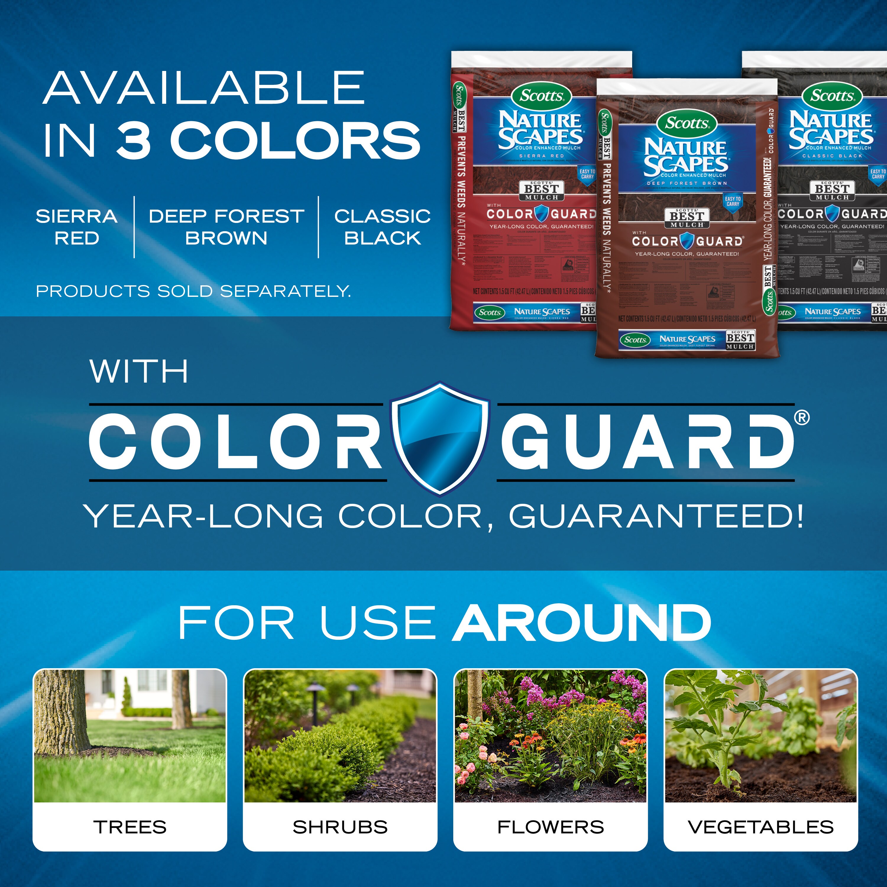 Scotts Nature Scapes Color Enhanced 1.5-cu ft Sierra Red Blend Mulch