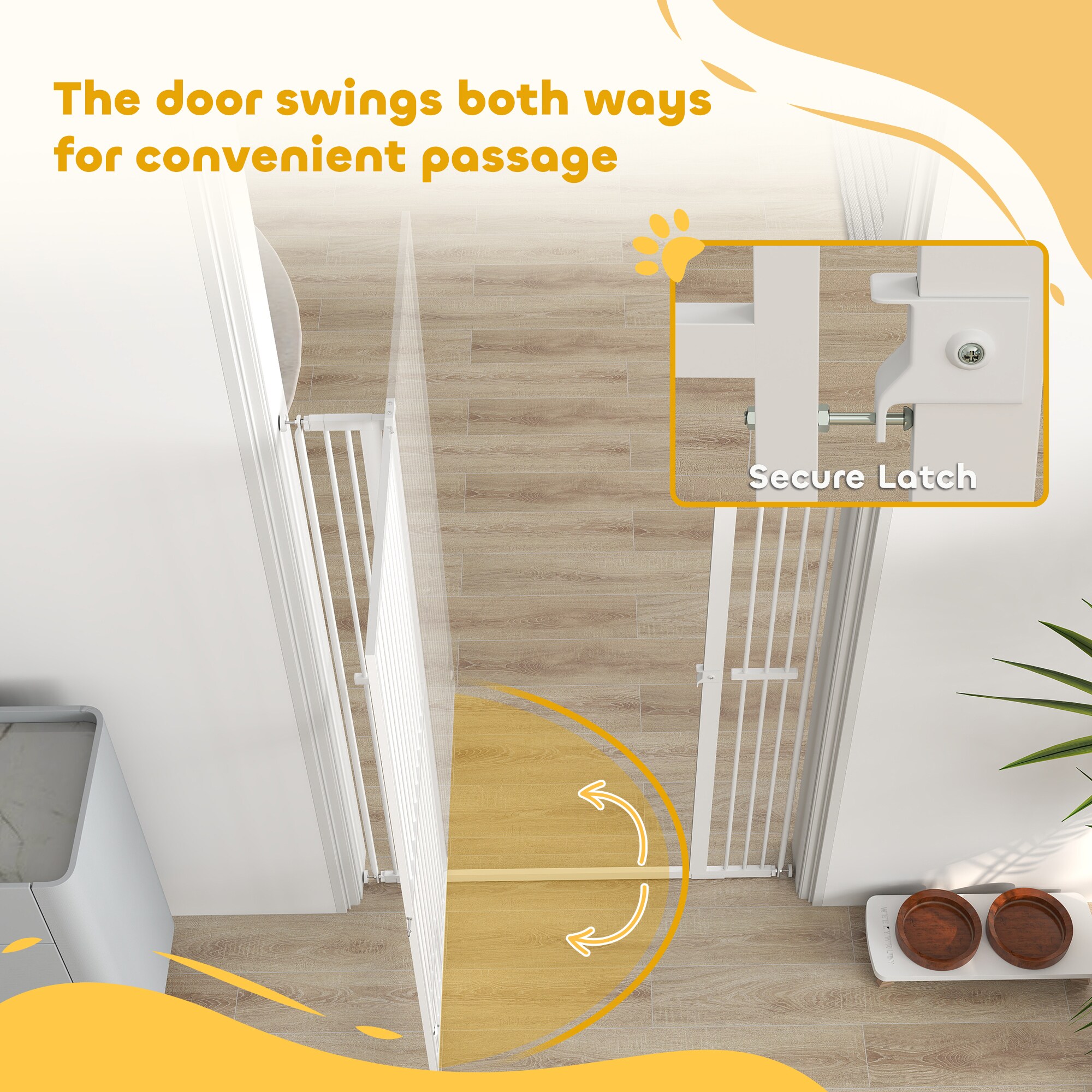 PawHut D06-240V10WT Pet-Doors - View #5