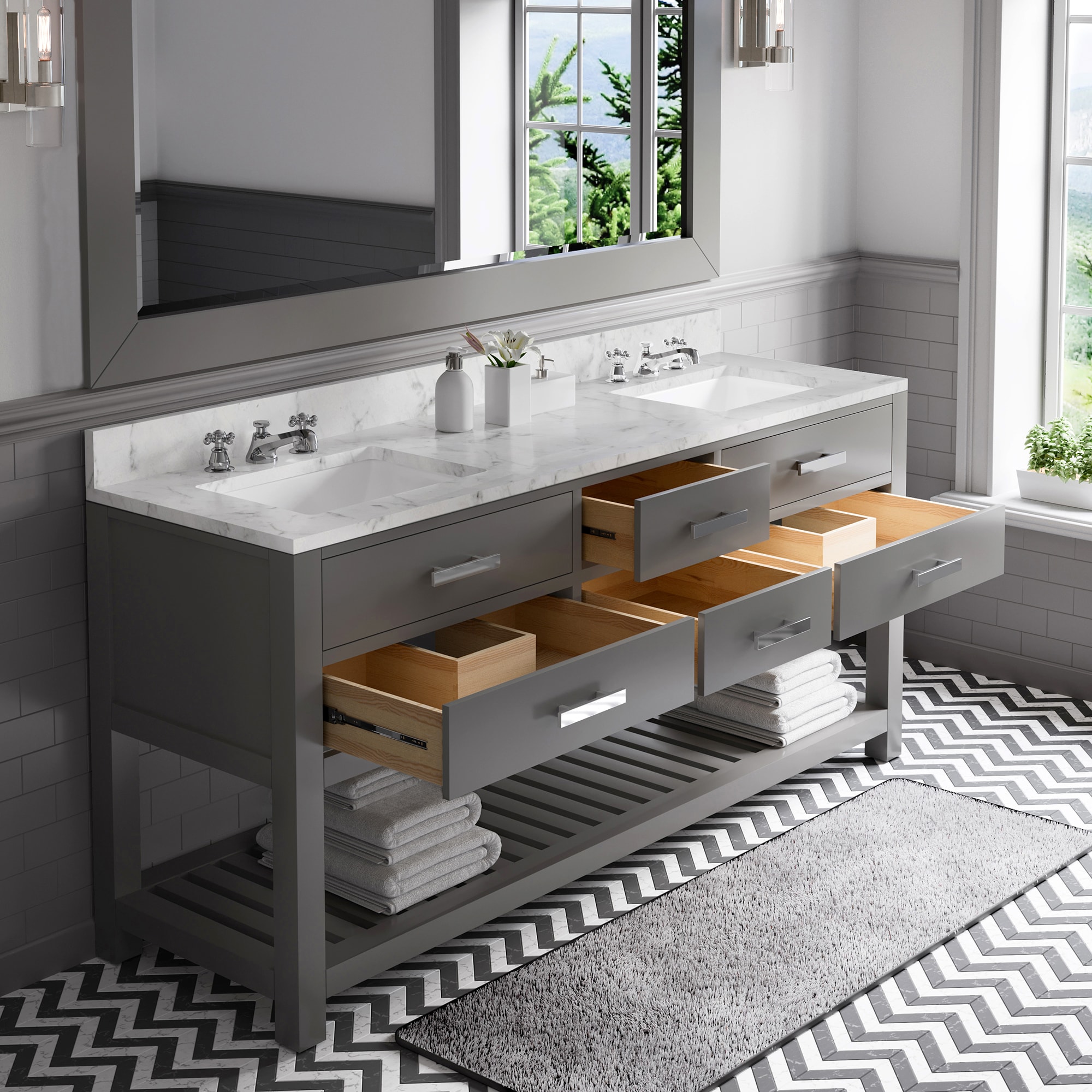 Water Creation MADALYN72G Bath-Vanity-Combo - View #7