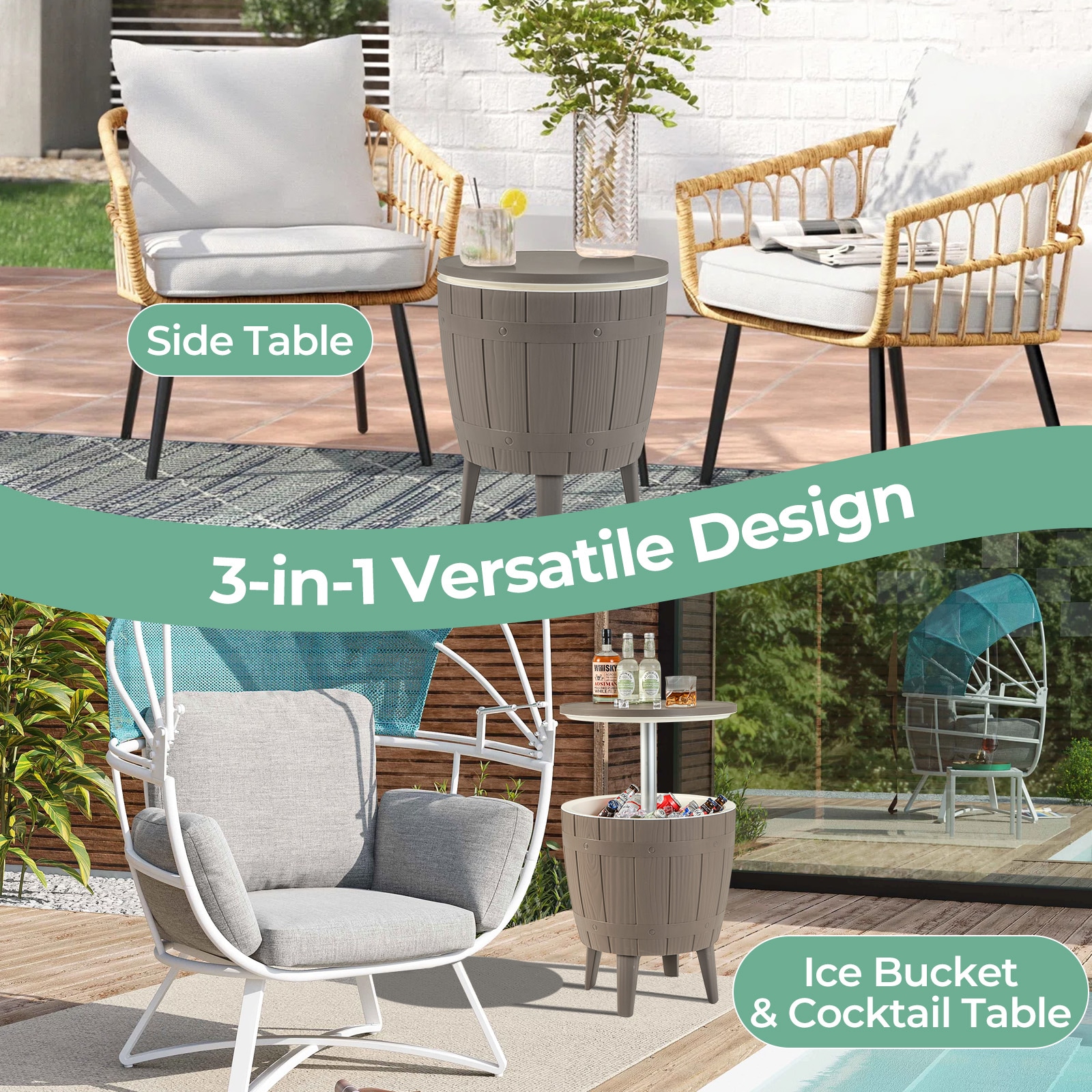 LIVIZA TDS11637CF Patio-Tables - View #8
