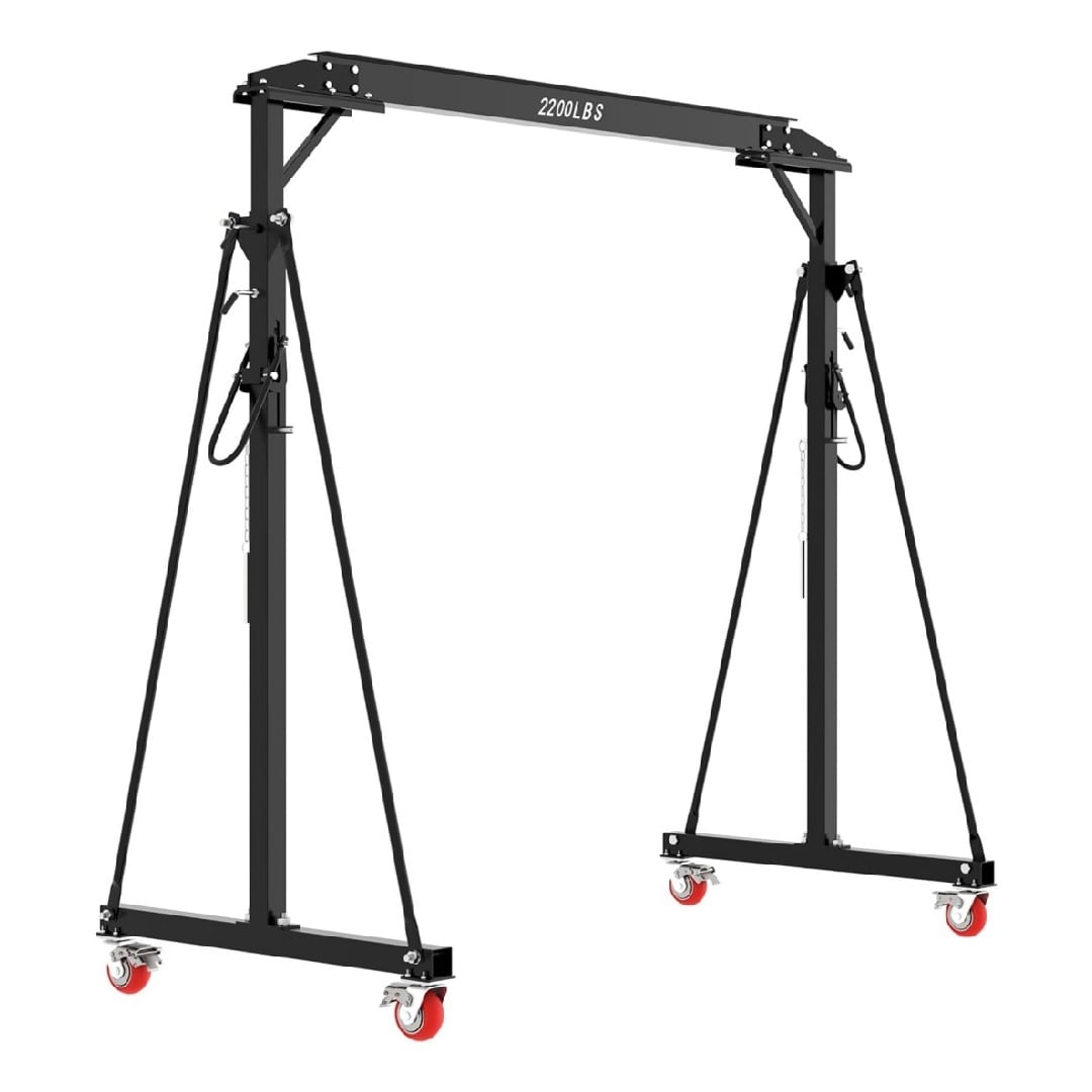 Garvee 1 Ton Gantry Crane 2200 LBS Height Adjustable from 97 to
