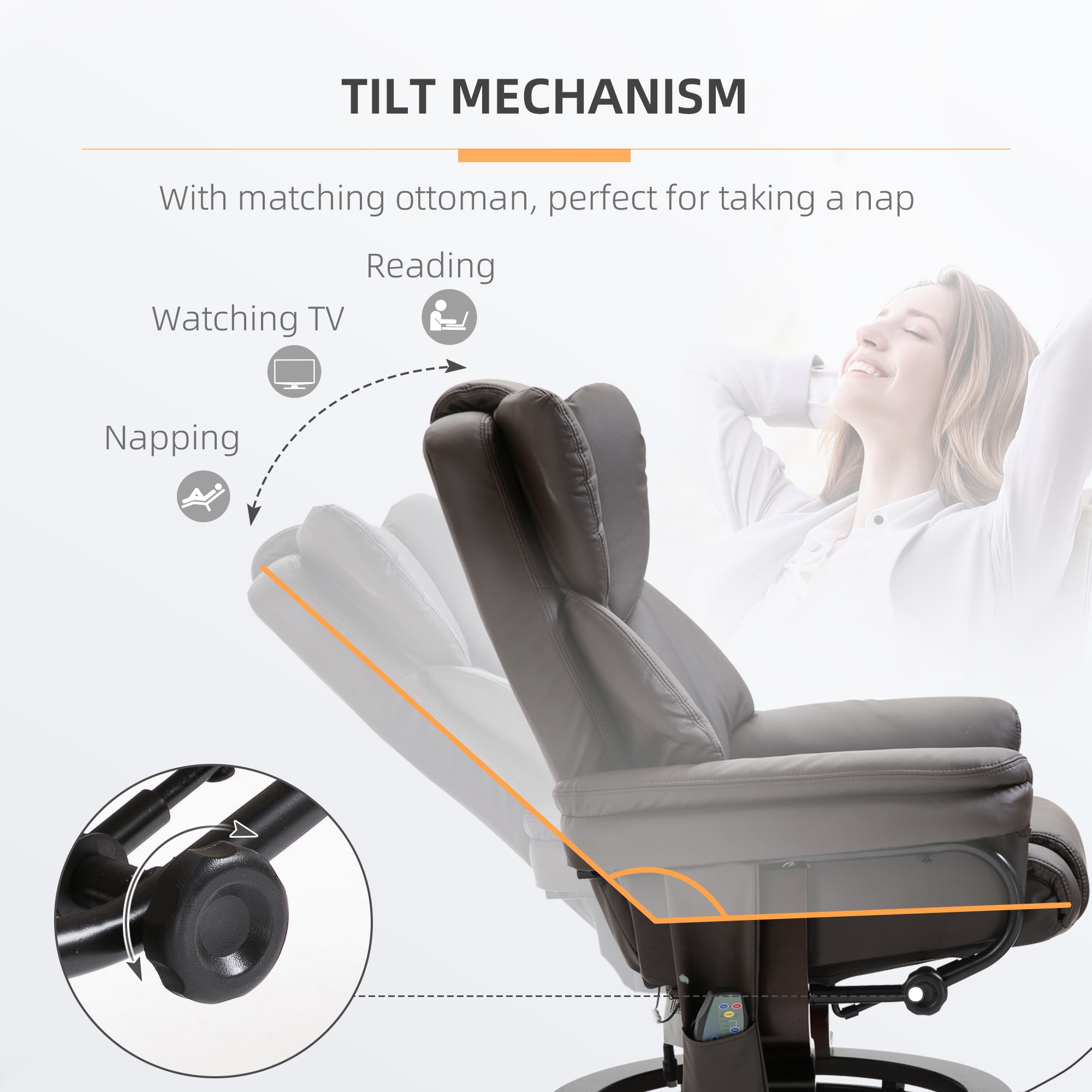 Mondawe OR-P14EA-OF recliners - View #5