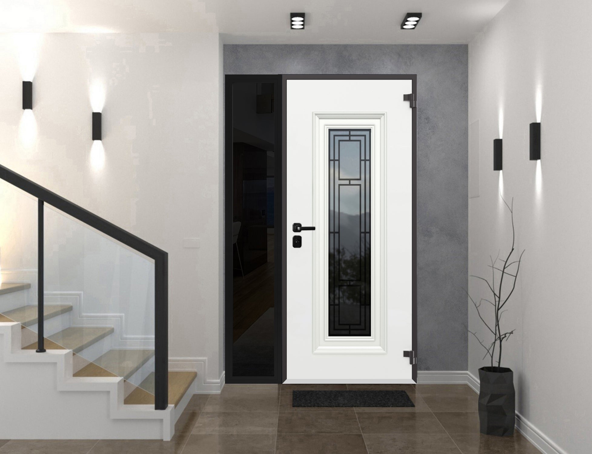 Vdom doors 6644EDOAKB361280LI Entry-Doors - View #3