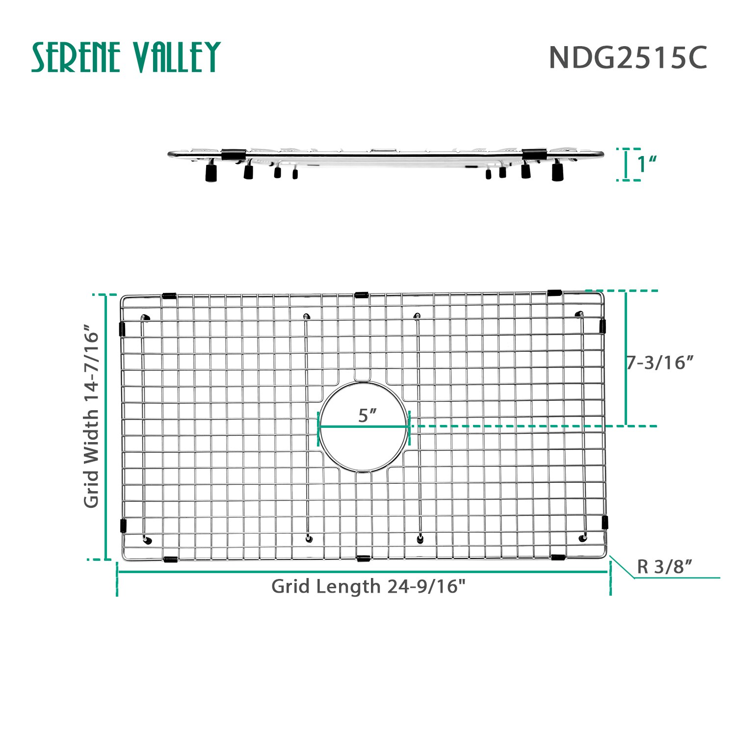 Serene Valley NDG2515C Sink-Grids - View #2