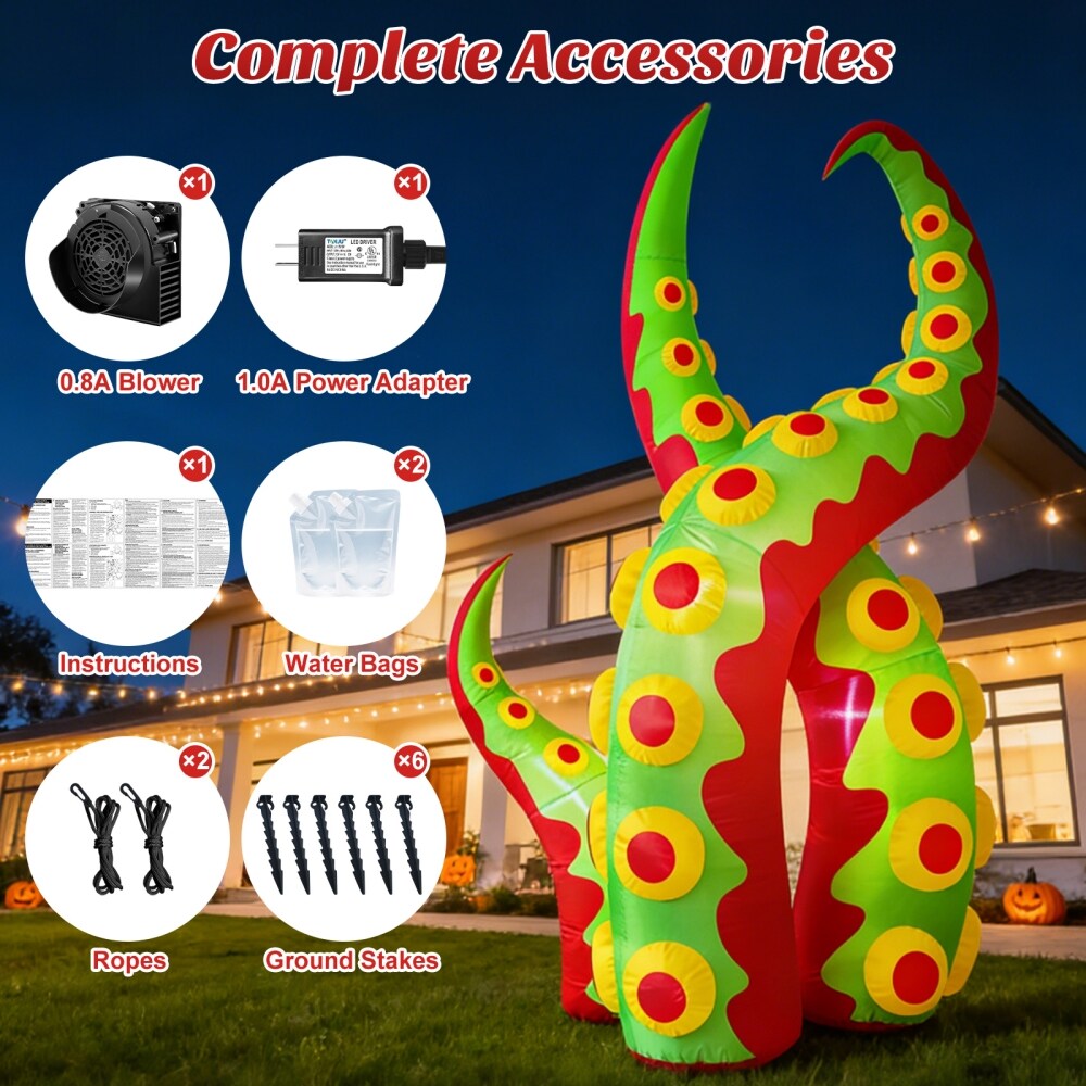 Danxilu H-OCTOPUS-005-8F Outdoor-Halloween-Decor - View #6