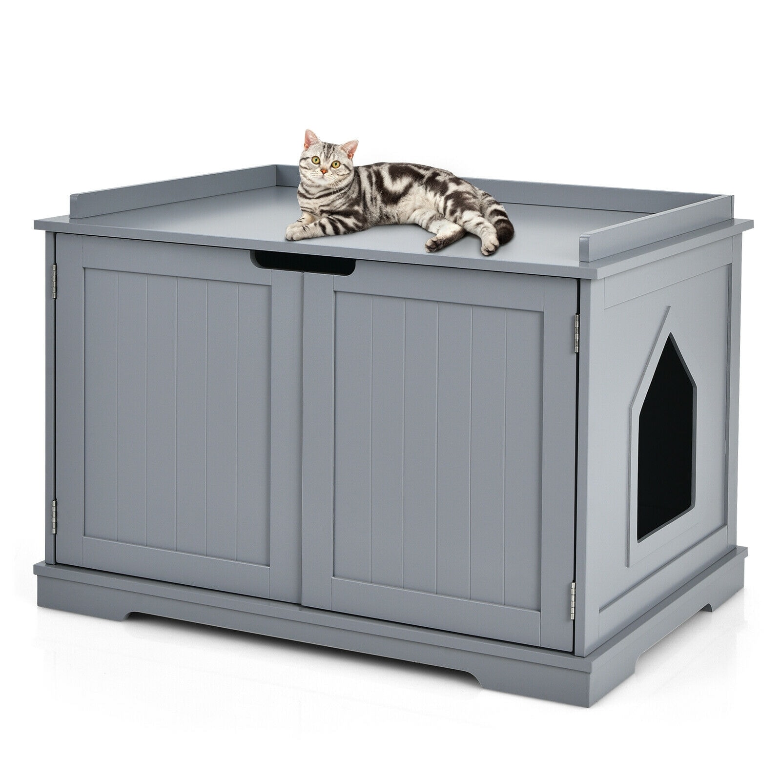 Forclover CJW-LB19GR Gray Litter box concealment