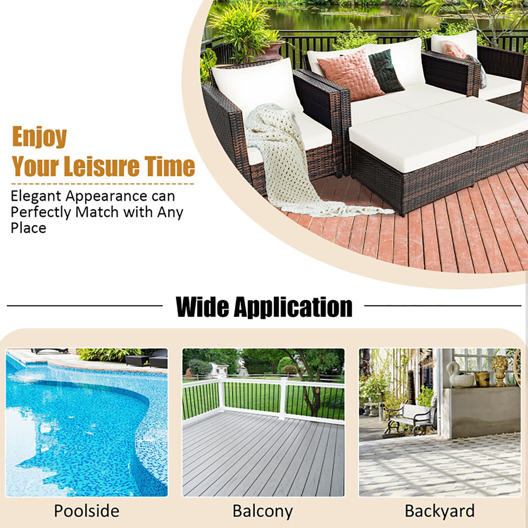 CASAINC CA-06BGY5 Patio-Conversation-Sets - View #7