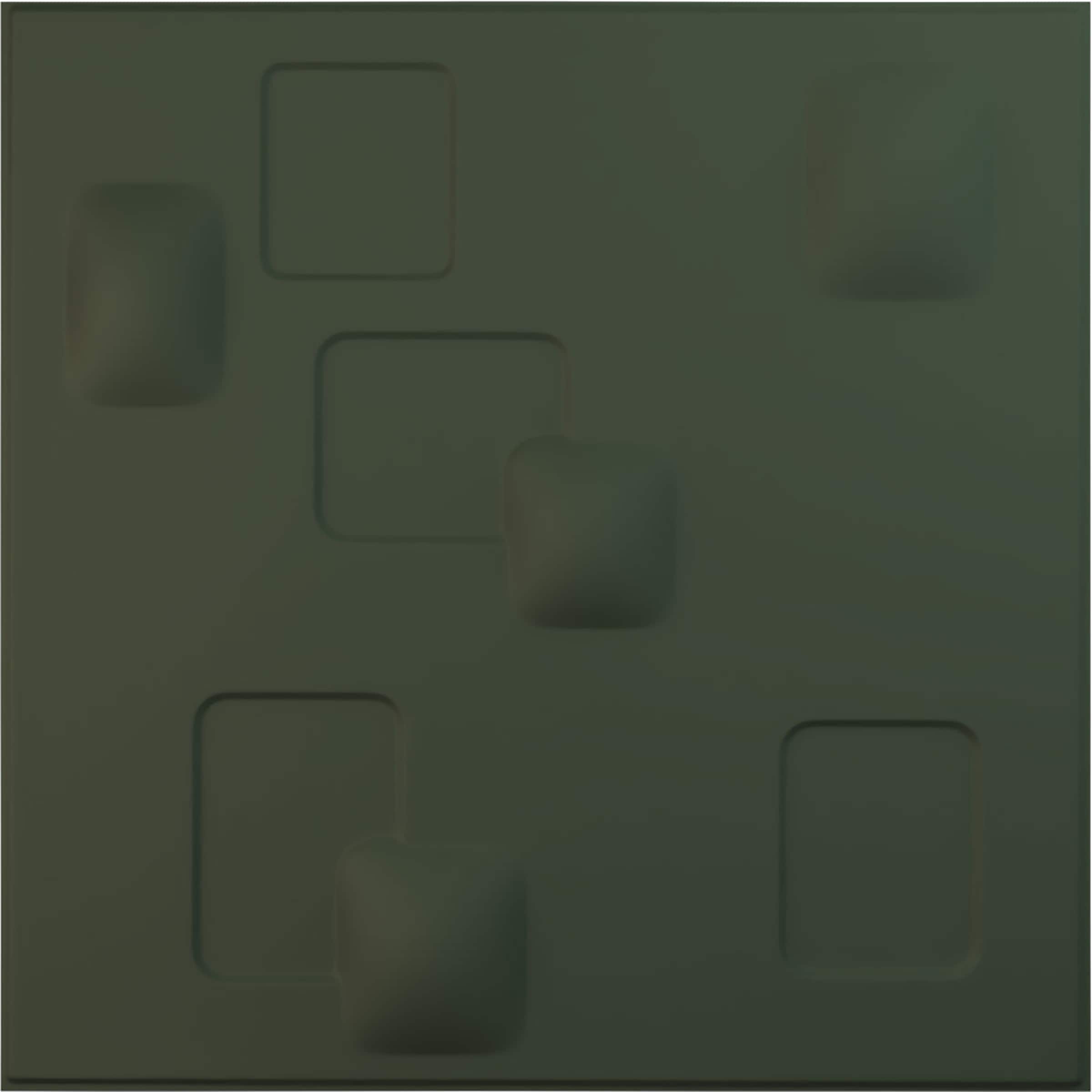 Ekena Millwork WP20X20AVGHC 19-5/8-in x 19-5/8-in Embossed Paintable/Stainable Green PVC Wall Panel ( 2.67-sq ft )
