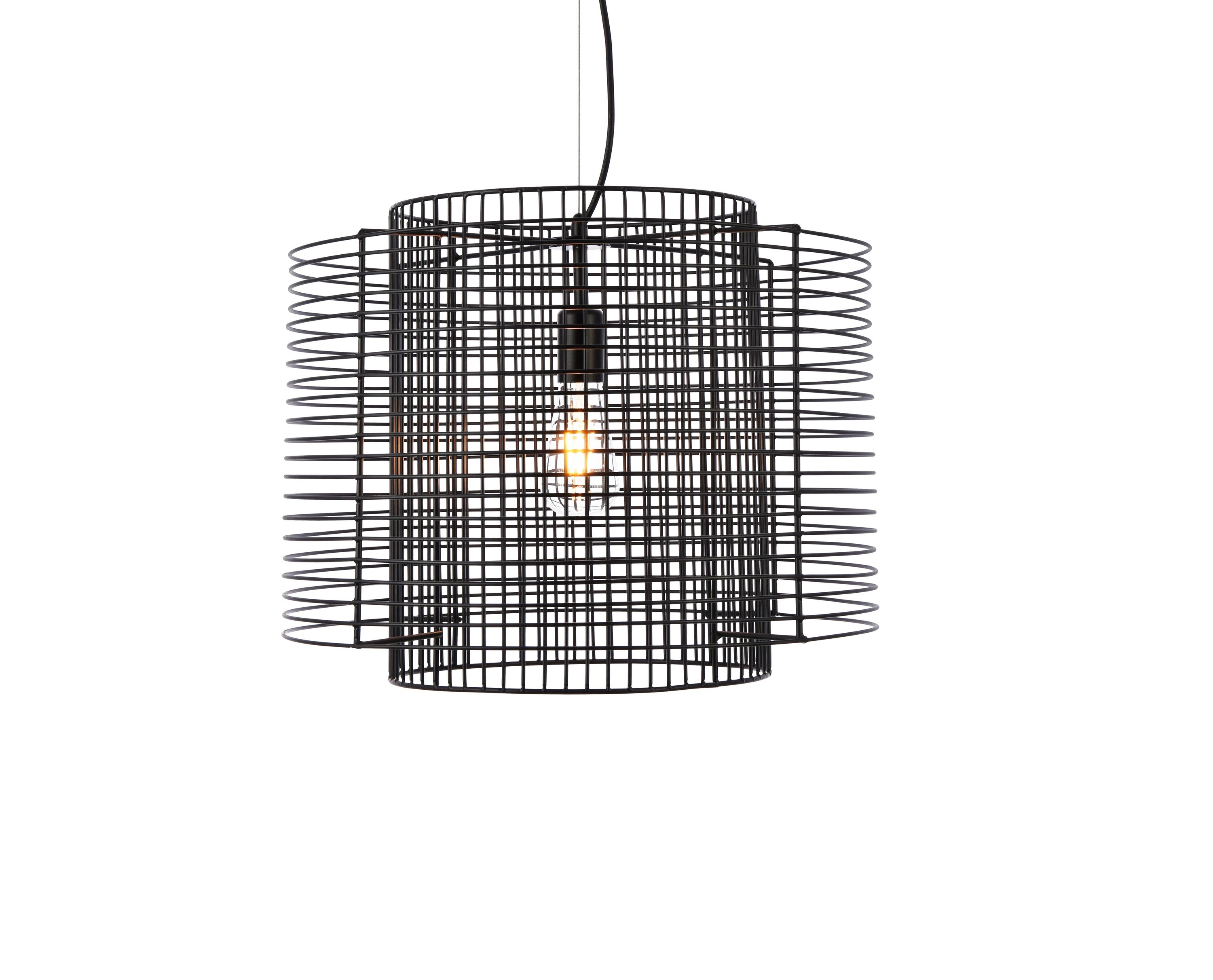 Deleon Black Iron Indoor/Outdoor LED Pendant Light