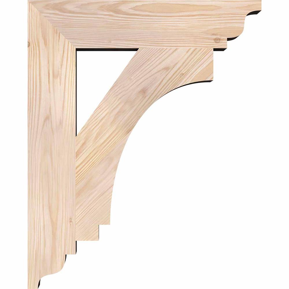 Ekena Millwork BKT04X18X22IMP01SDF Exterior-Brackets-Braces - View #3