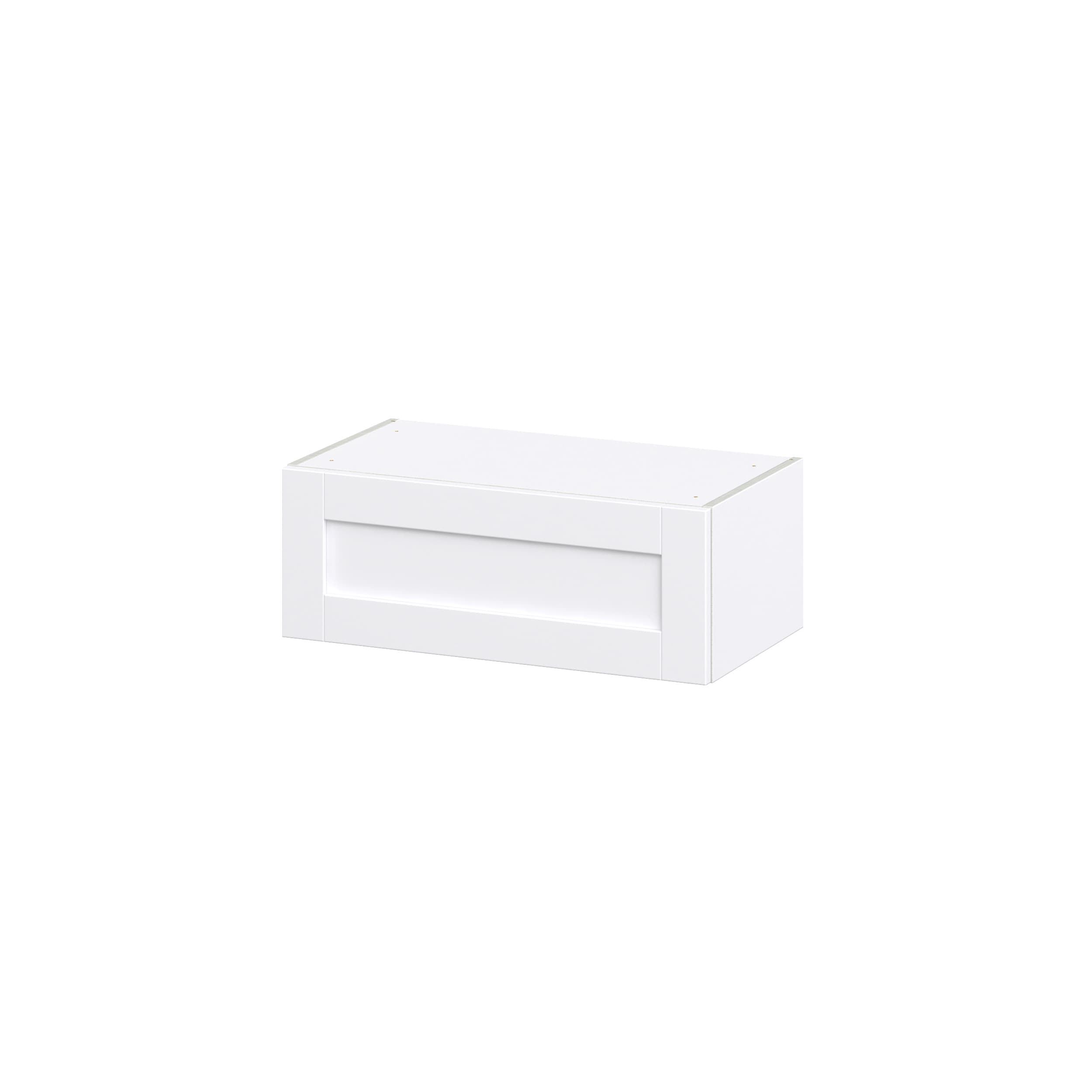 Hugo&Borg Rosemont 27-in W x 20-in H x 14-in D Glacier White Wall Fully Assembled Cabinet (Recessed Panel Shaker Door Style)
