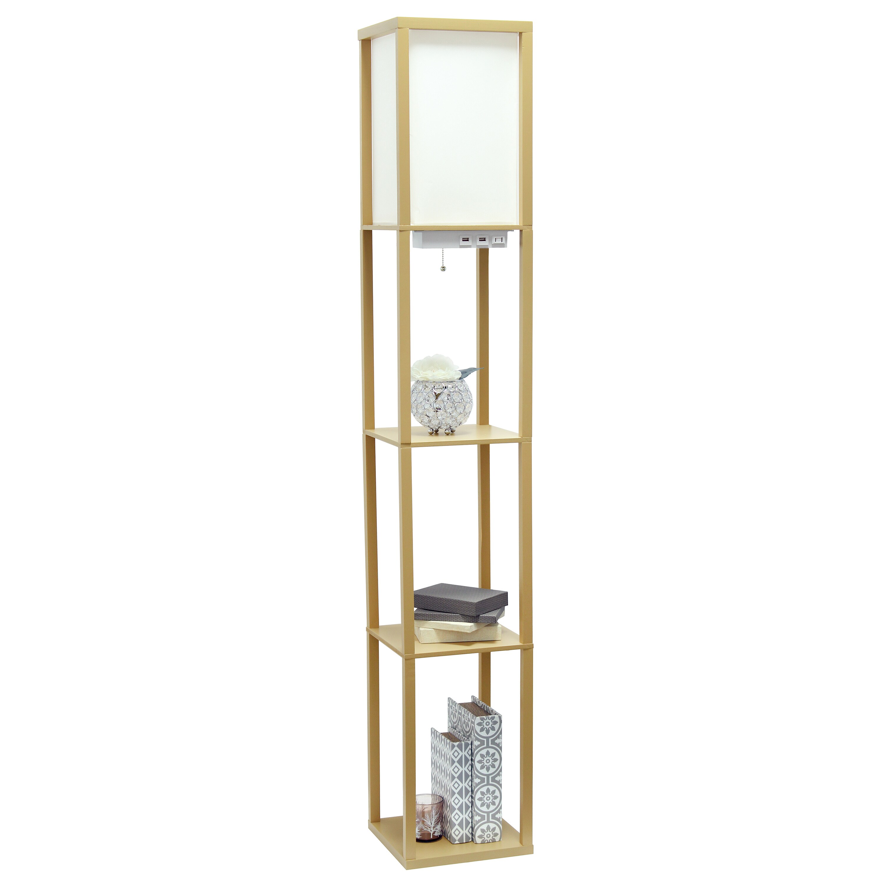 Simple Designs LF1037-TAN-LB floorlamps - View #6