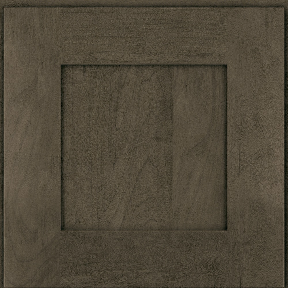 KraftMaid RDCDS,DRHM,H01M Durham 14.625-Inches W x 14.625-Inches H Cannon Grey Stained Maple Kitchen Cabinet Sample (Door Sample)