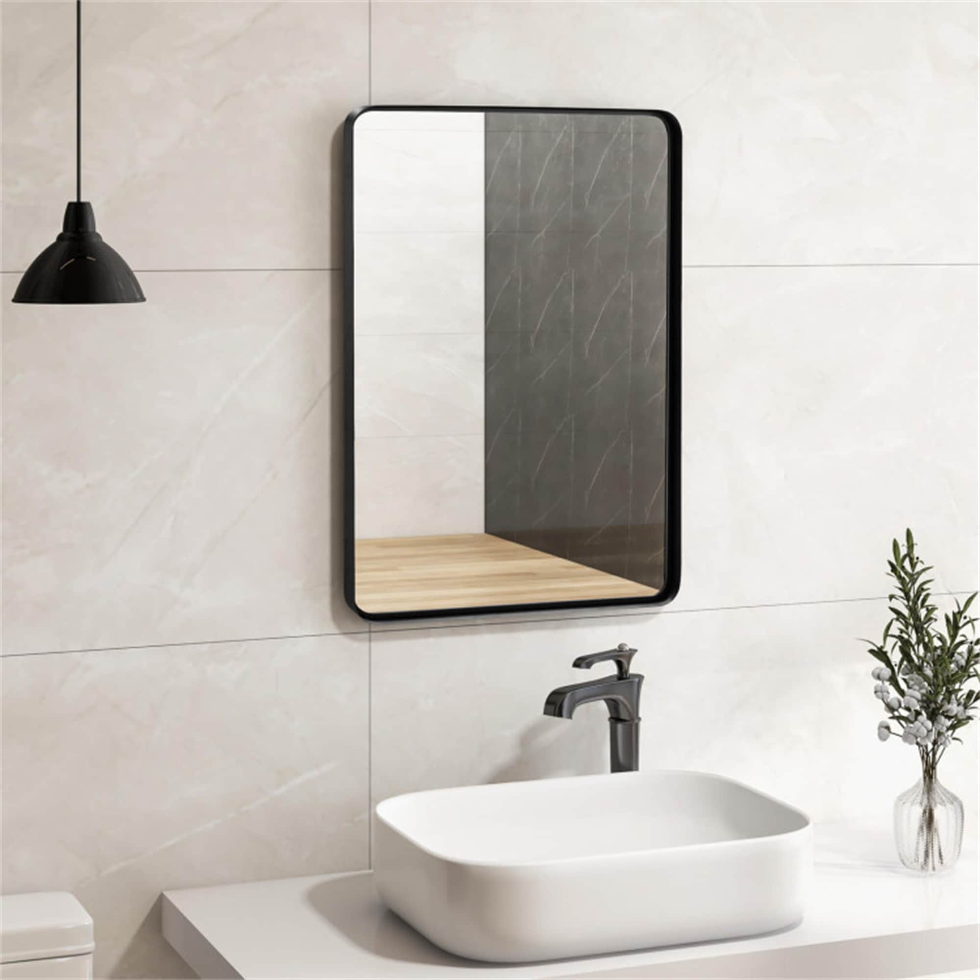BABOOM BOM-298BK-M-CO Framed-Bath-Mirrors - View #2