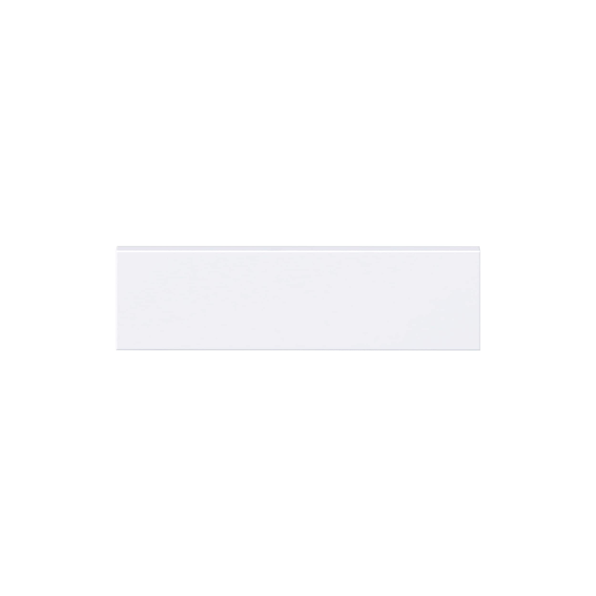 Hugo&Borg Jolie 18-in W x 5-in H Warm White Shaker Base cabinet drawer fronts (Fits 24-in base box ) #DSDF185-JO