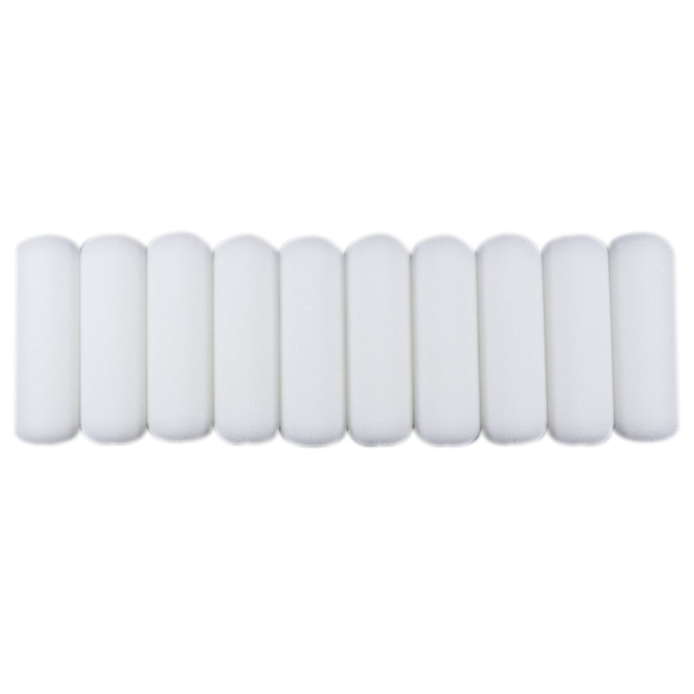 4 in. x 3/8 in. High-Density Foam Mini Paint Roller (5-Pack)