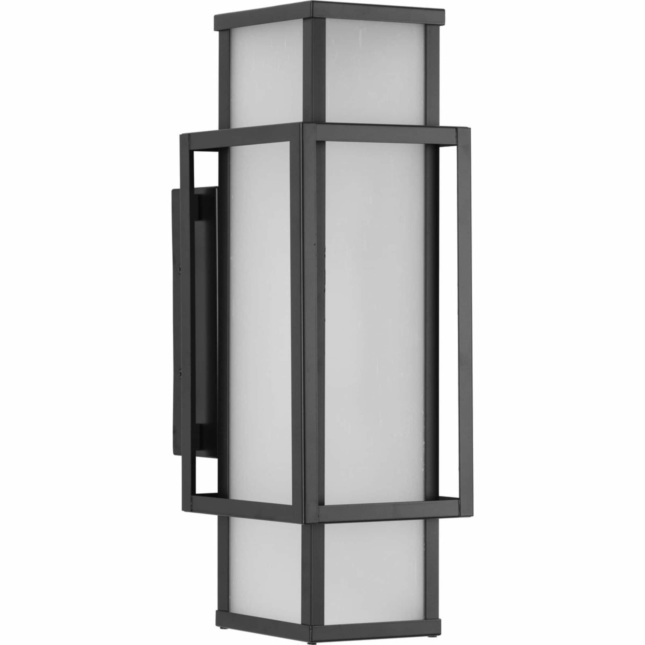 Matte Black Dimmable Direct Wired Electric Lantern