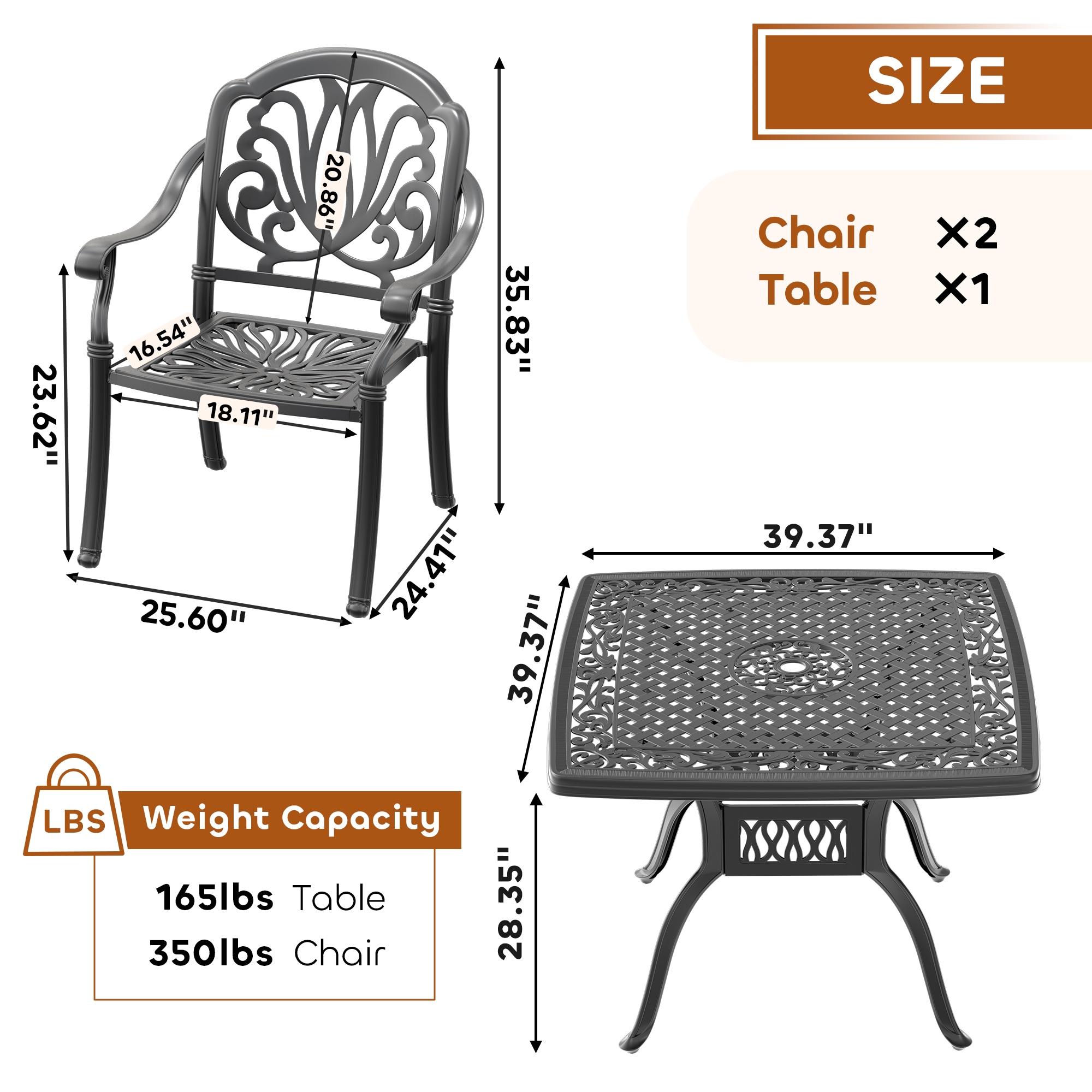 nicesure SLBK6002CZ2A1177RC Patio-Dining-Sets - View #9