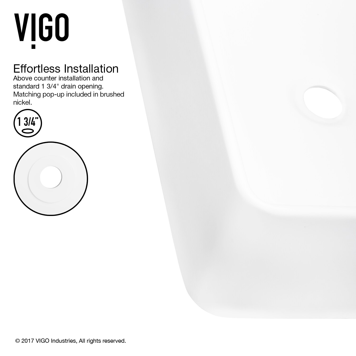 VIGO VGT1088BN Bath-Sink - View #5