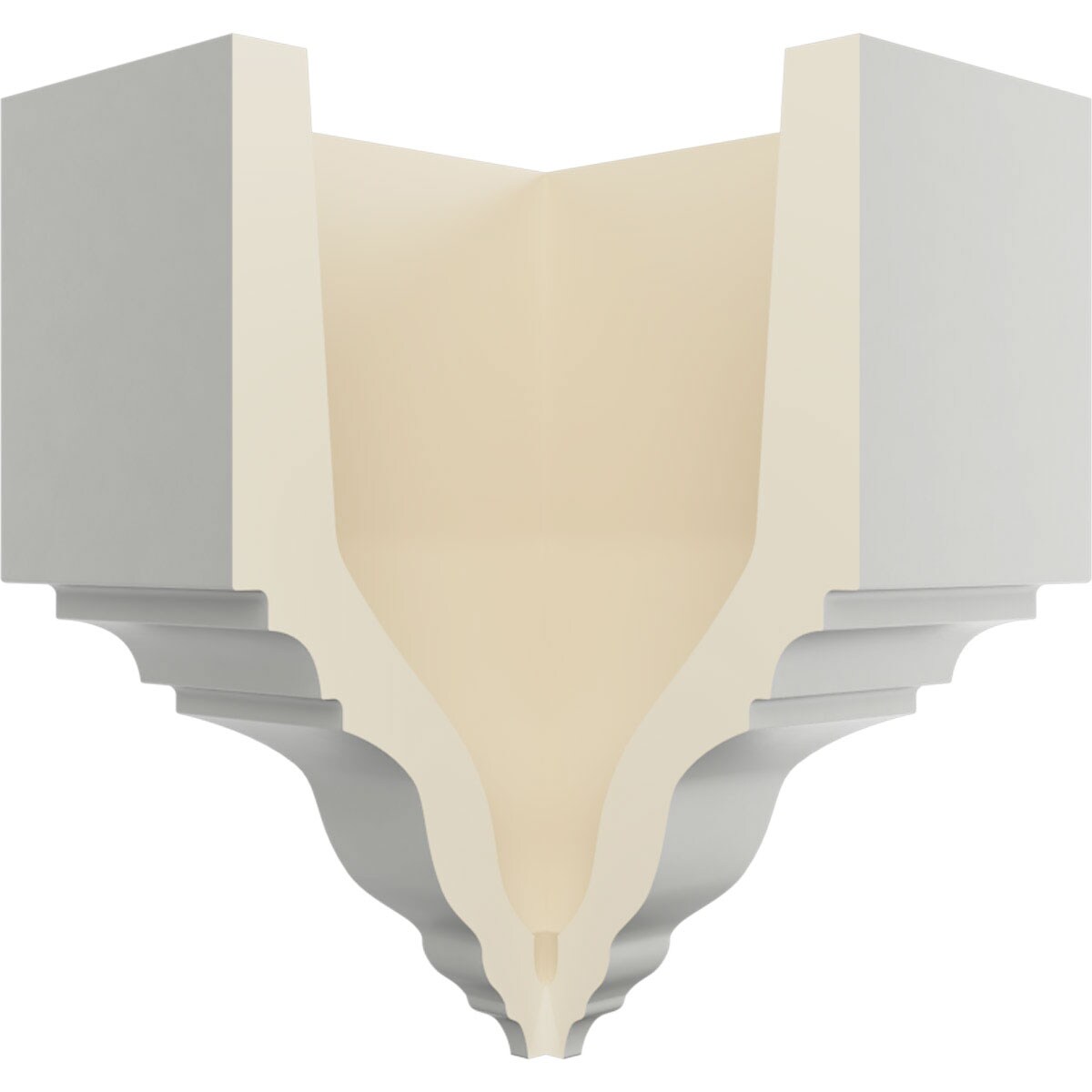 Ekena Millwork MOC03X03BI Moulding-Blocks - View #5