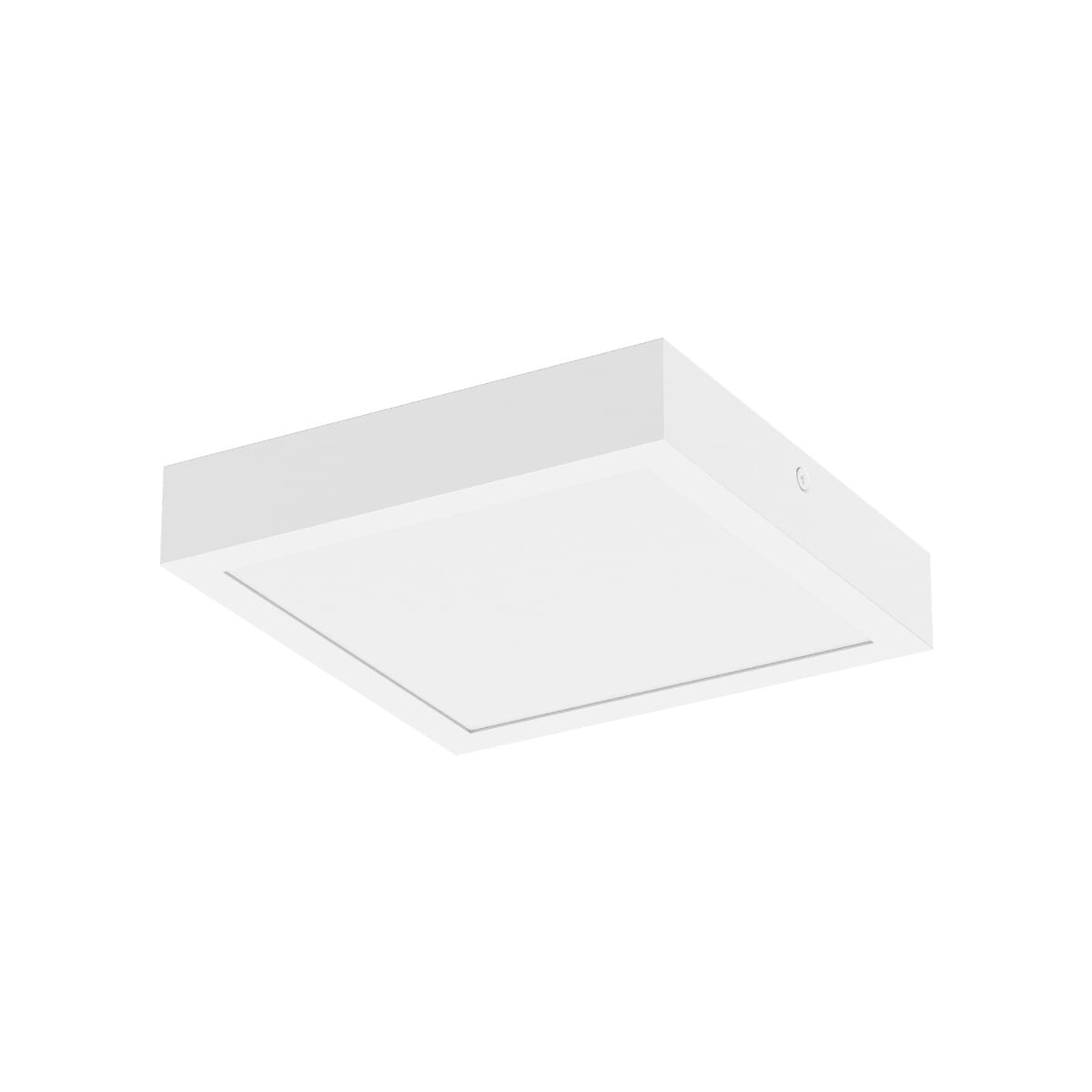 East Grove Home Builder Essential Square LED 7in Flush Mount 15W 800 Lumens with 5-CCT Selectability 2700-3000-3500-4000-5000K in White