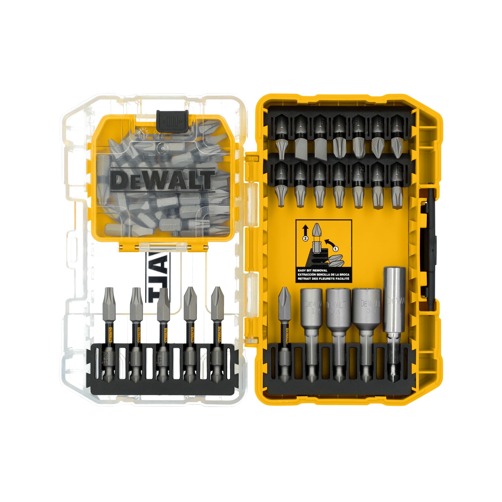 DEWALT TOUGH GRIP Screwdriver Bit Set 55 Piece DWAF55SET at Lowes