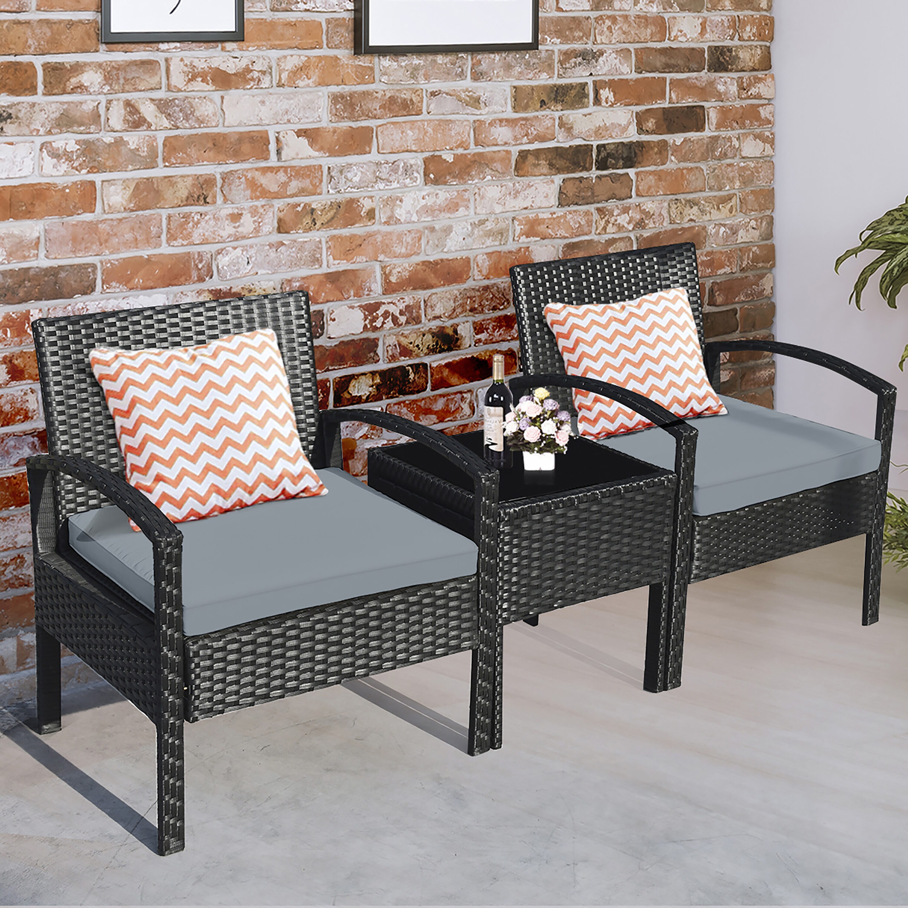 Costway HW63218GR Patio-Conversation-Sets - View #7