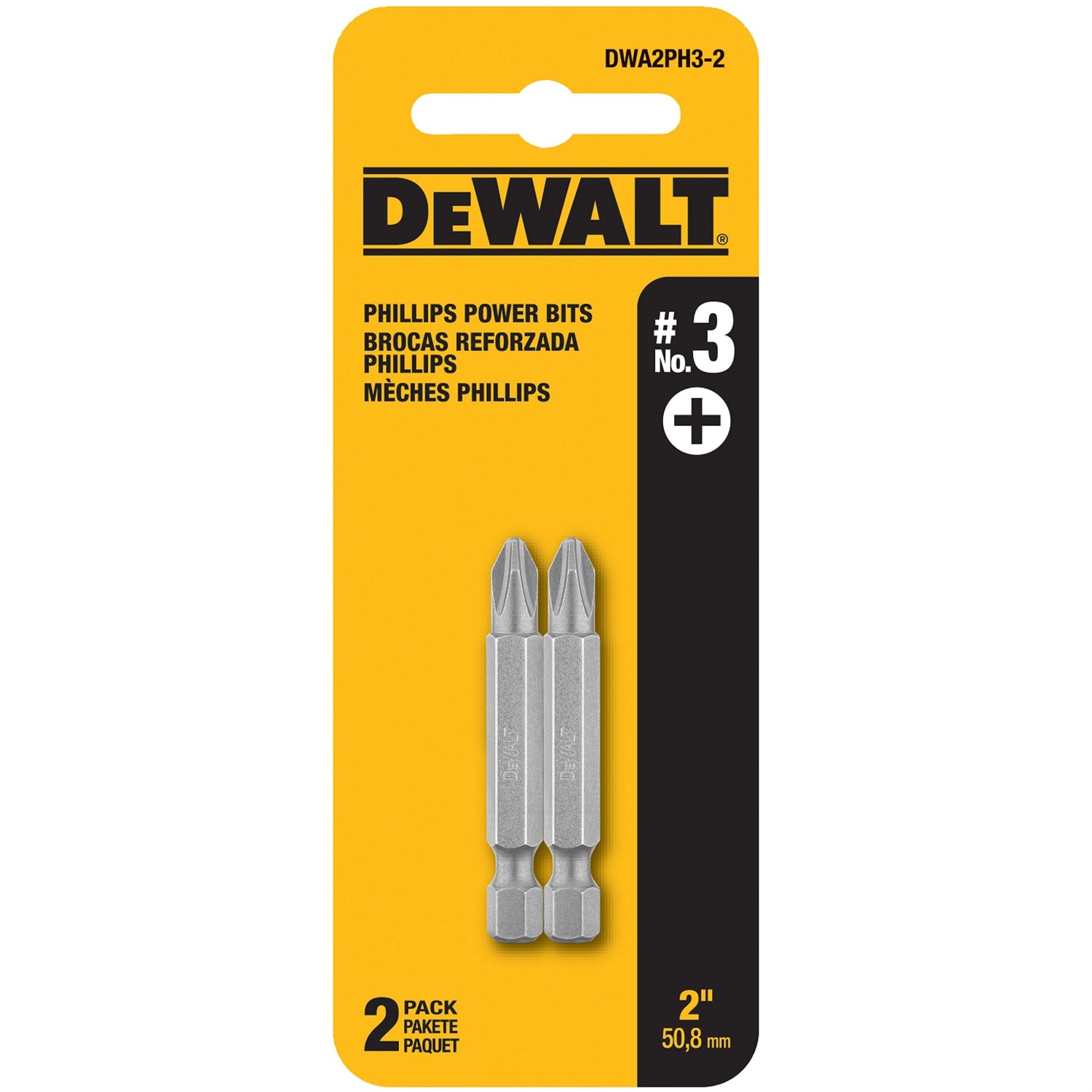 DEWALT DWA2PH3-2 2-in #3 Screwdriver Bit (2-Piece)