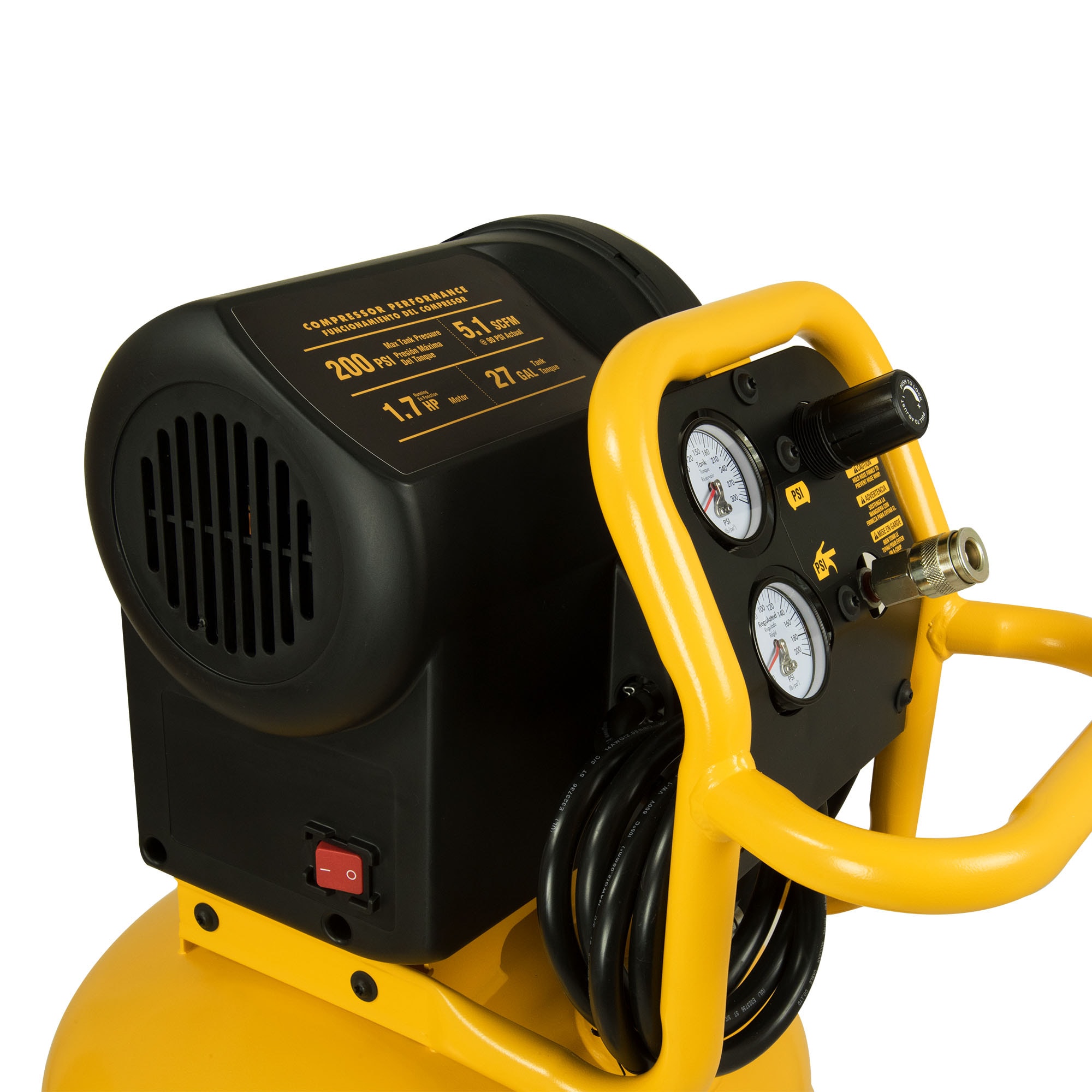 DEWALT 27 Gallons Portable 200 PSI Vertical Air Compressor in the