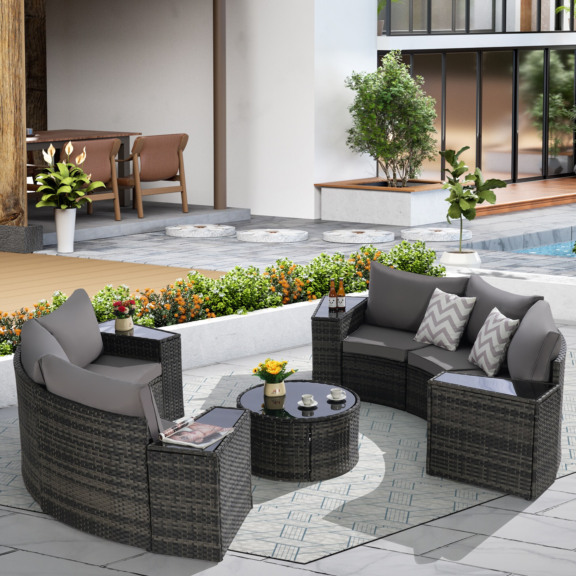 SINOFURN SYB670030GY Patio-Sofas-Daybeds - View #12
