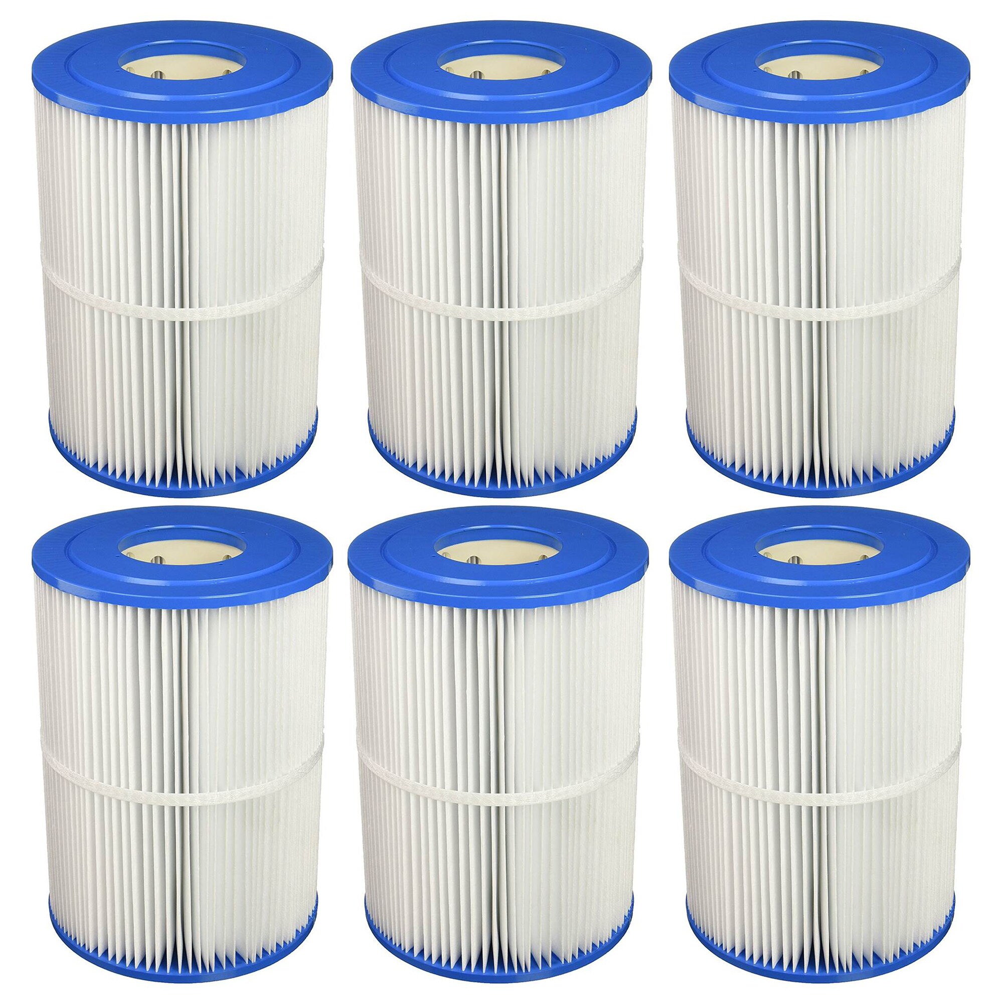 Unicel 6 x C7626 25-sq ft Cartridge Filter Pool Filter Replacement ...