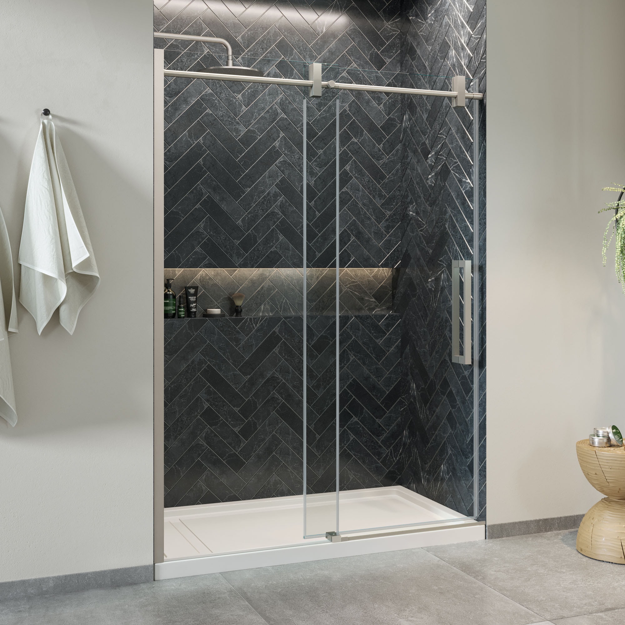 allen + roth BENNET-60GP-SN Shower-Doors - View #10