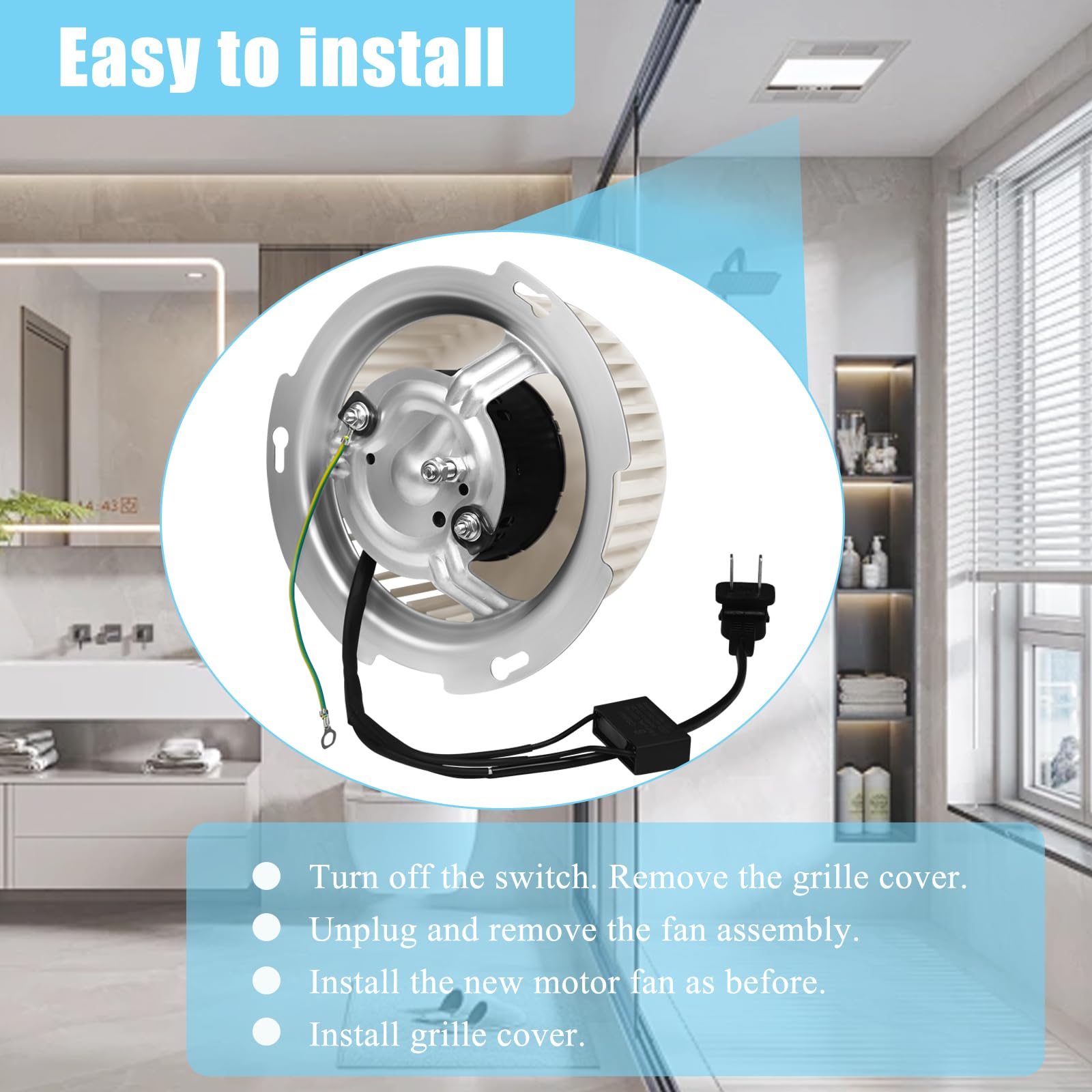 Phewnyzo LPW0803W184 Bath-Fan-Access - View #6
