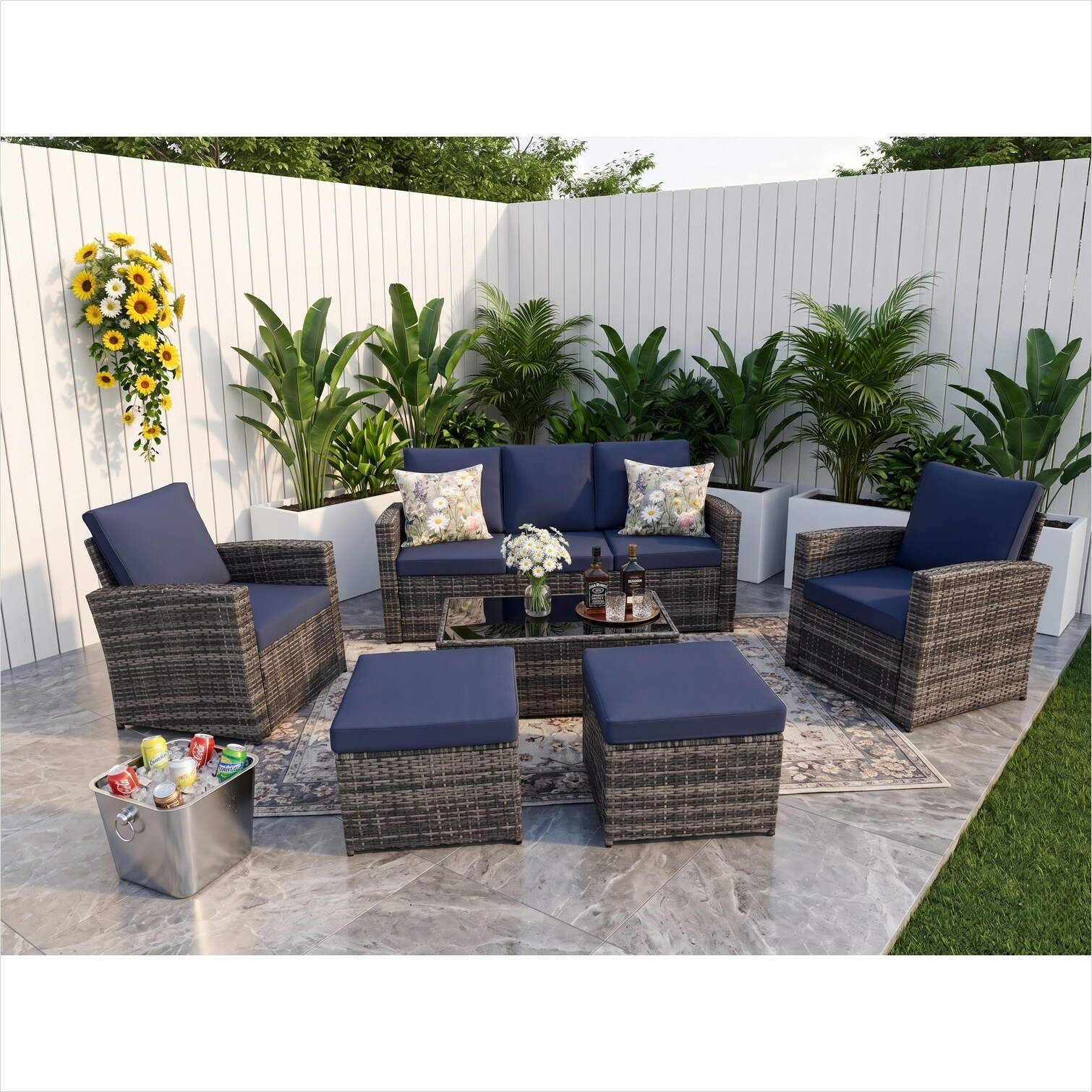 Watnature WFRQI0BM89TW Patio-Conversation-Sets - View #2