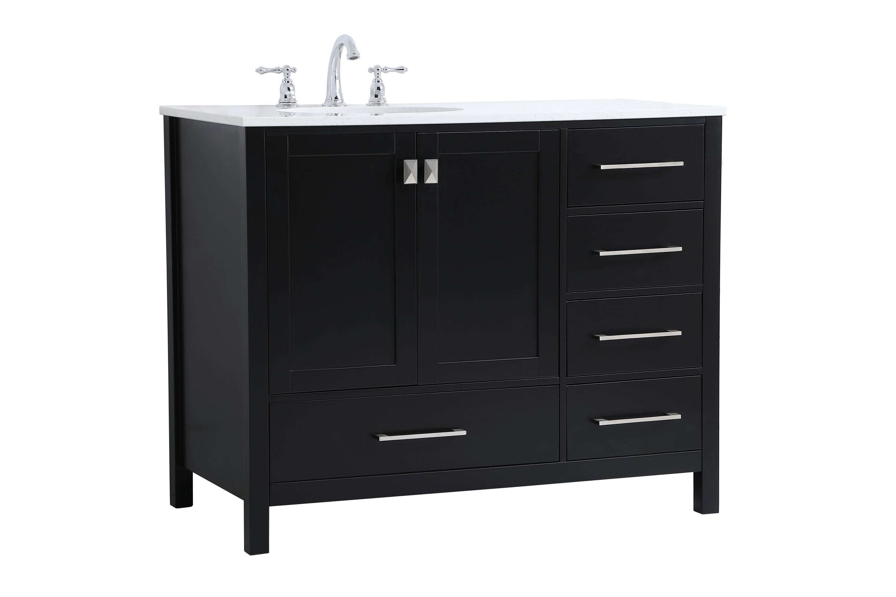 Elegant Decor FI56442BK Bath-Vanity-Combo - View #3