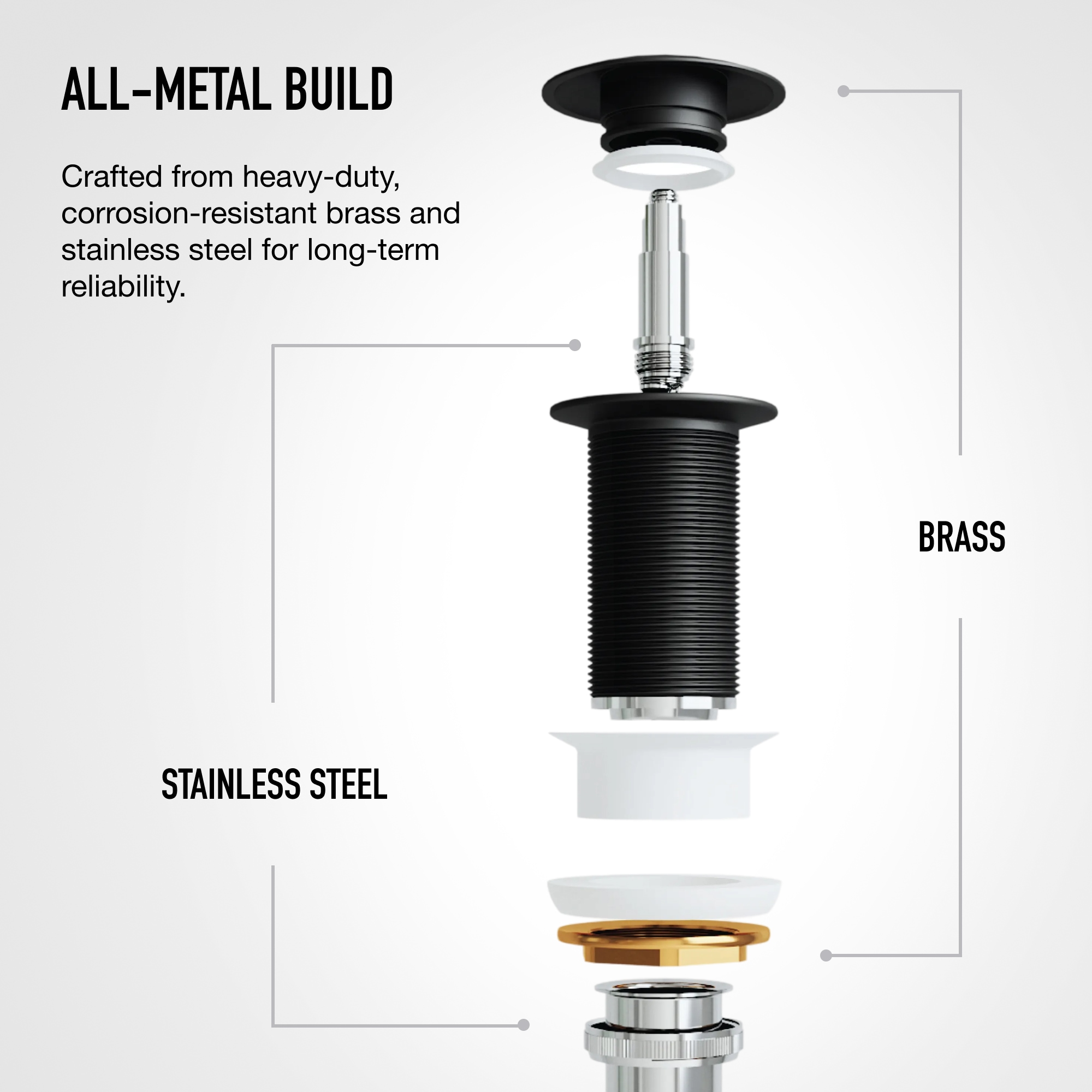 VIGO VG07000MB Popup-Drains-Accessories - View #7