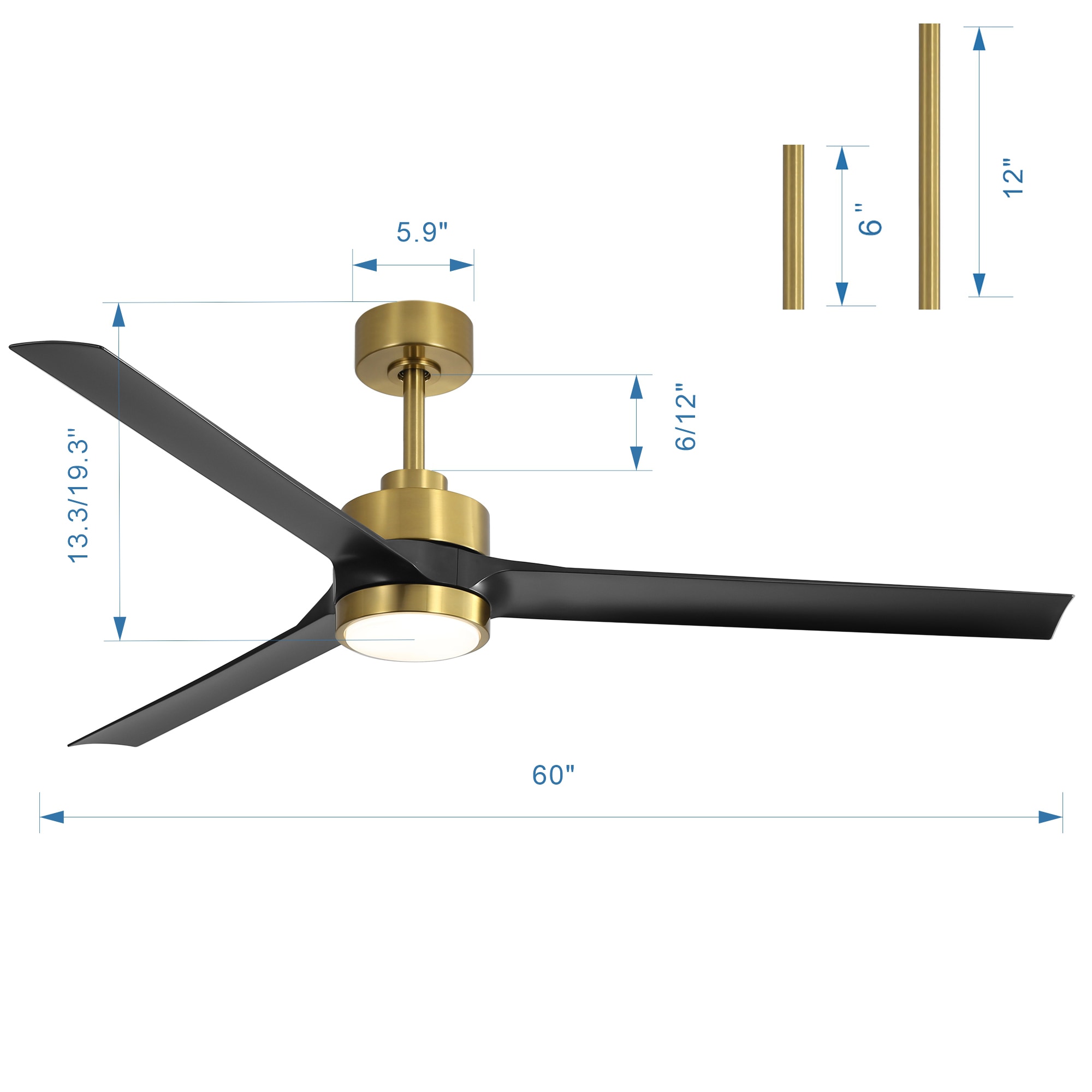 Breezary 27009-BK Ceiling-Fans - View #9