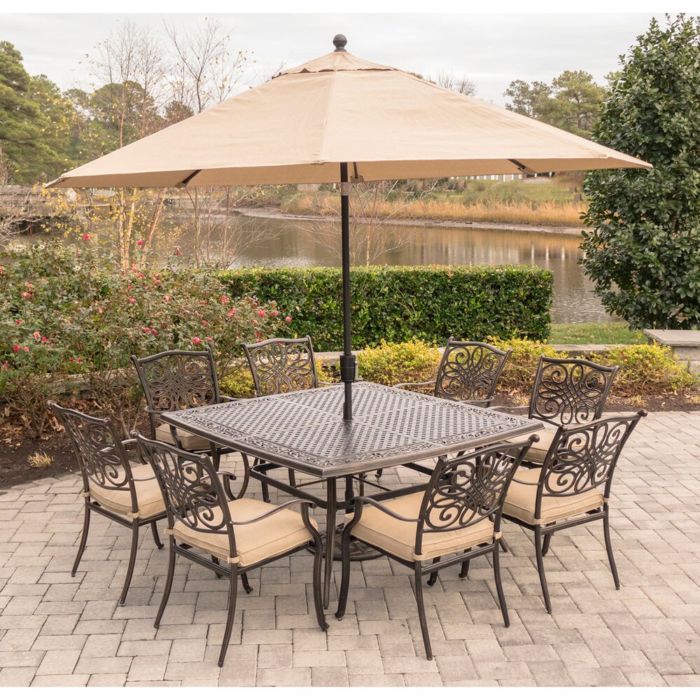 Hanover TRADDN9PCSQ-SU Patio-Dining-Sets - View #10