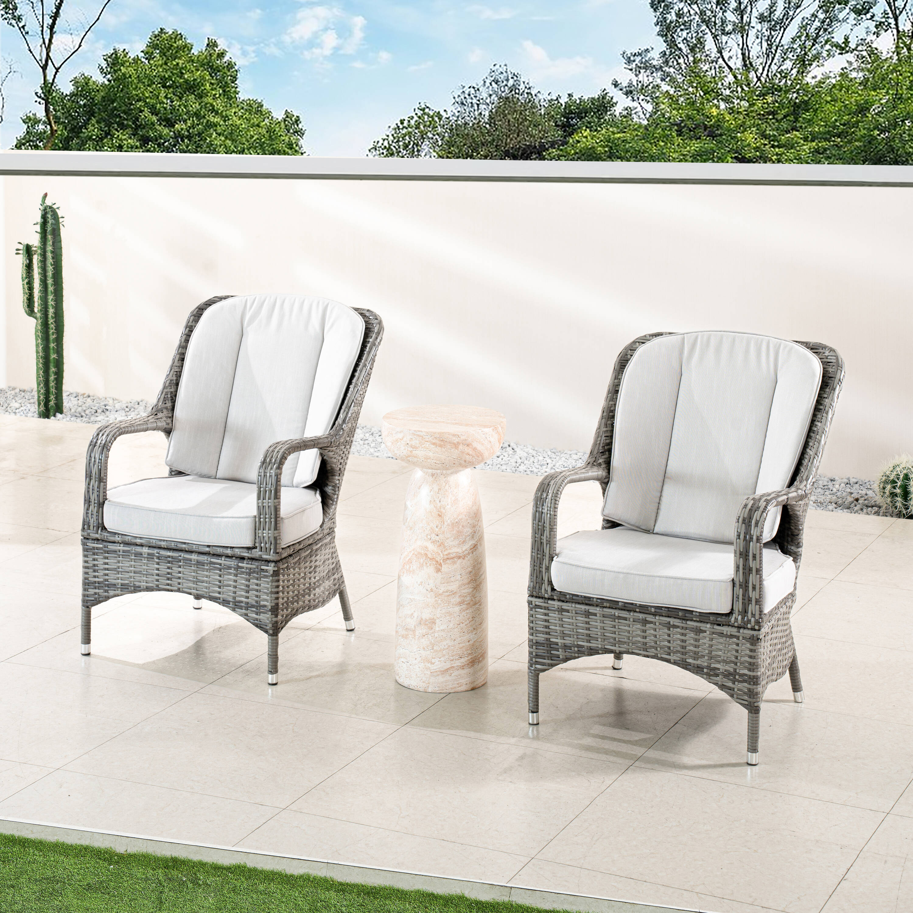 Direct Wicker DWC-230018ST009G Patio-Conversation-Sets - View #3