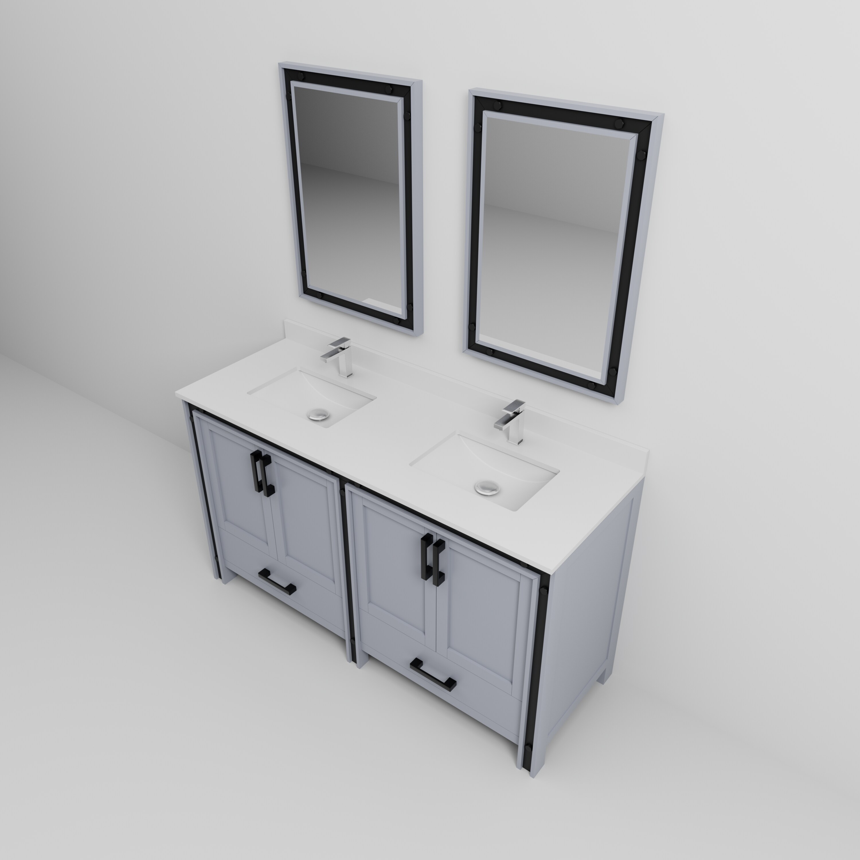 Lexora LZV352260SBJSM22F Bath-Vanity-Combo - View #12