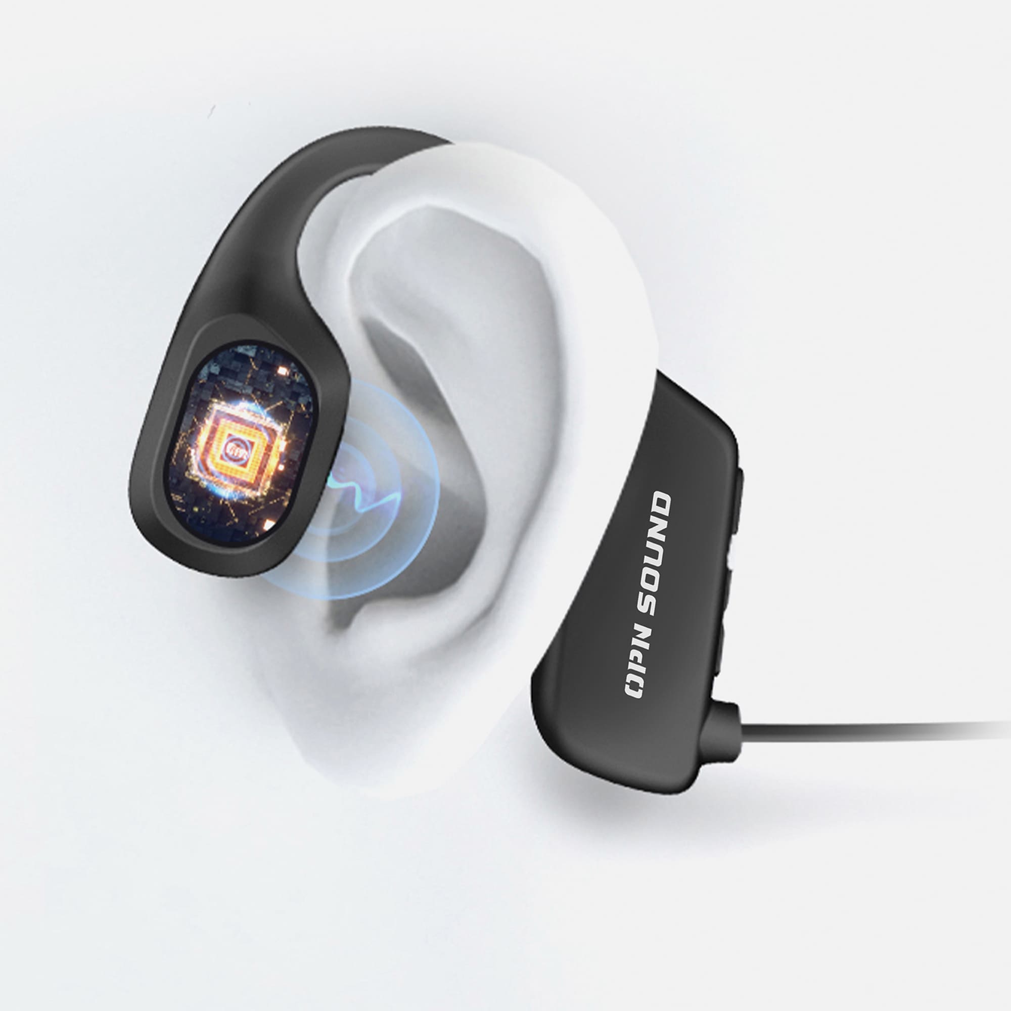 OPN Sound Mercato Casque Audio Directionnel Ecouteur Bluetooth Oreille  Libre IPX5 Resistant à l'eau Sport