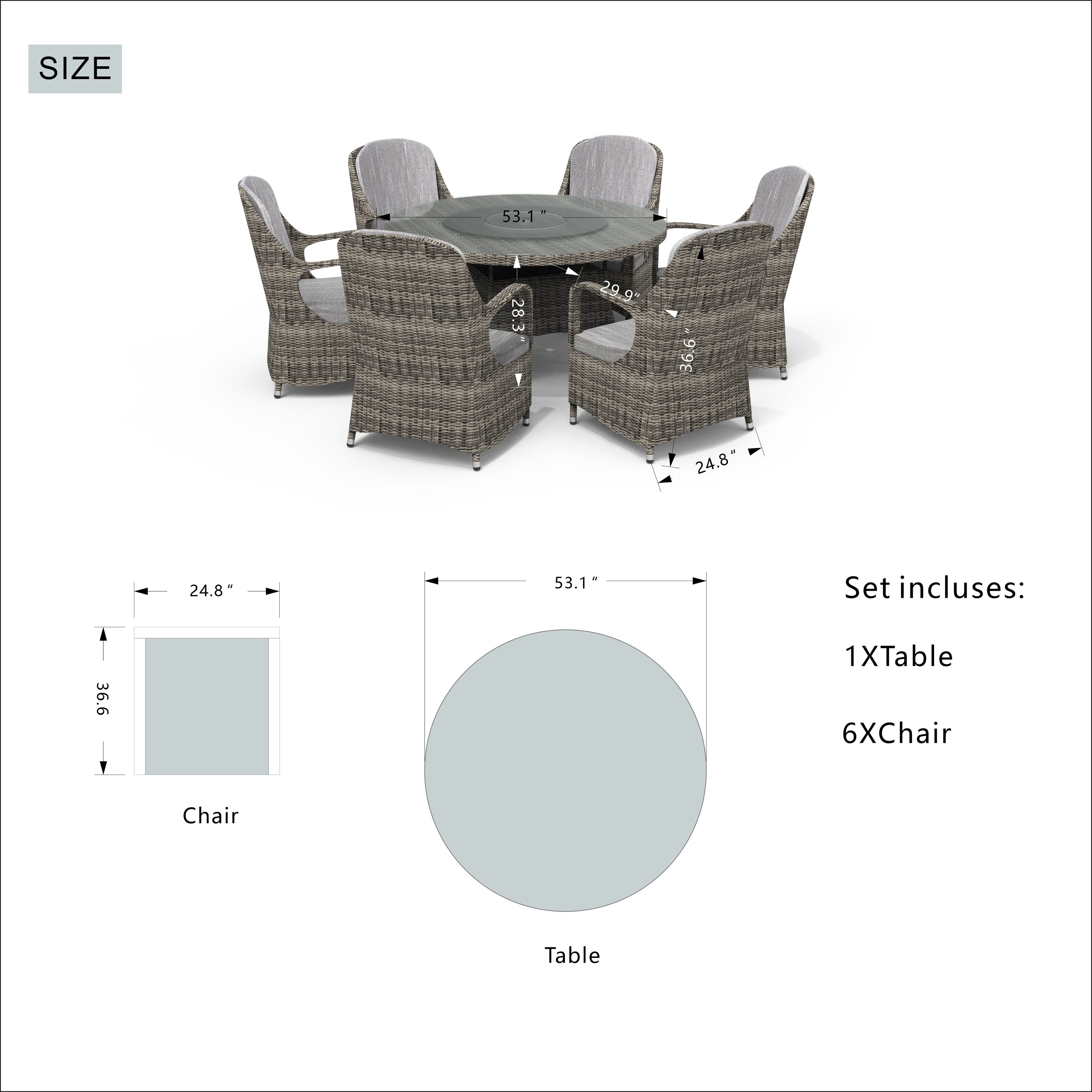 Moda Furnishings CMAD-1711-GR Patio-Dining-Sets - View #10