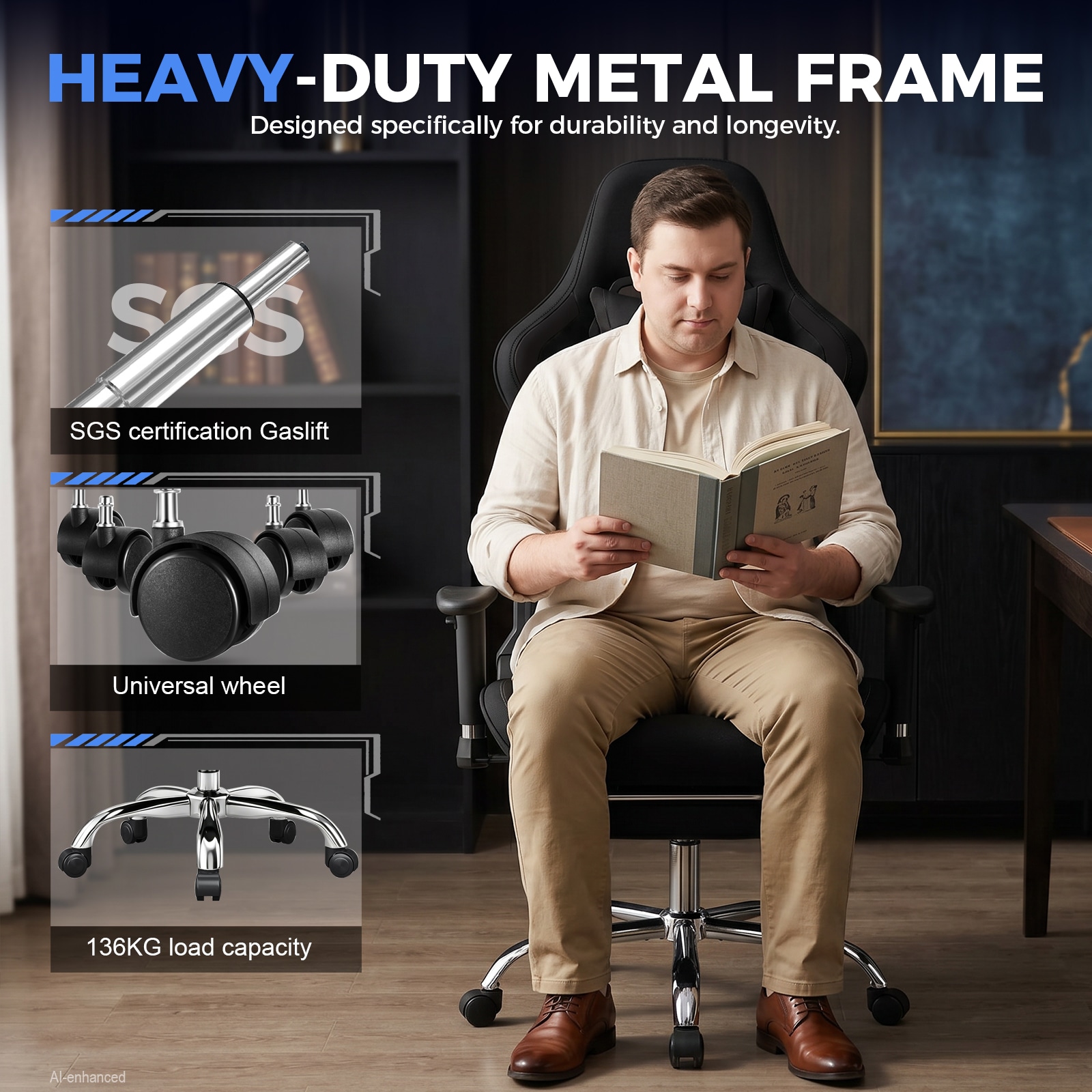 cloudrest pro COM1005F-BK-LOWE Office-Chairs - View #5